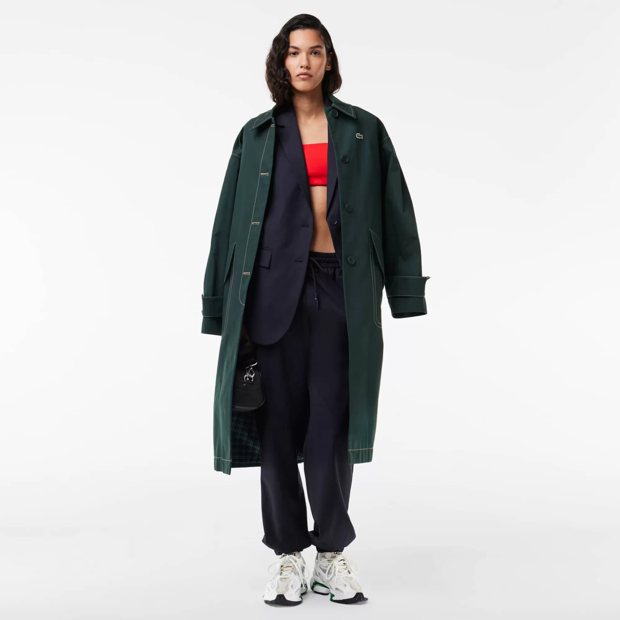 MULHER LACOSTE Blusões & Casacos^Blazer de Lã Oversize