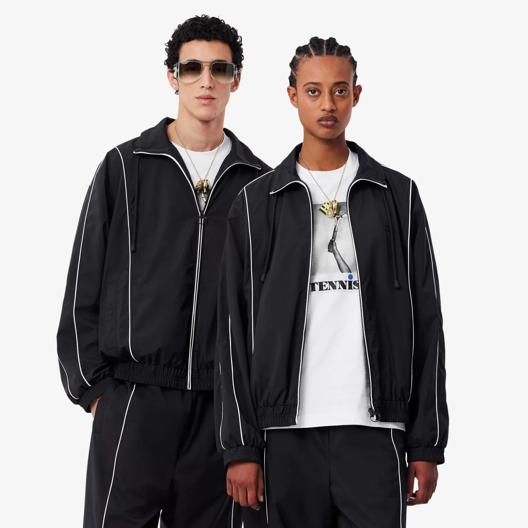 MULHER LACOSTE Blusões & Casacos | Blusões & Casacos^Blusão de Fato de Treino Oversize FW24 Runway