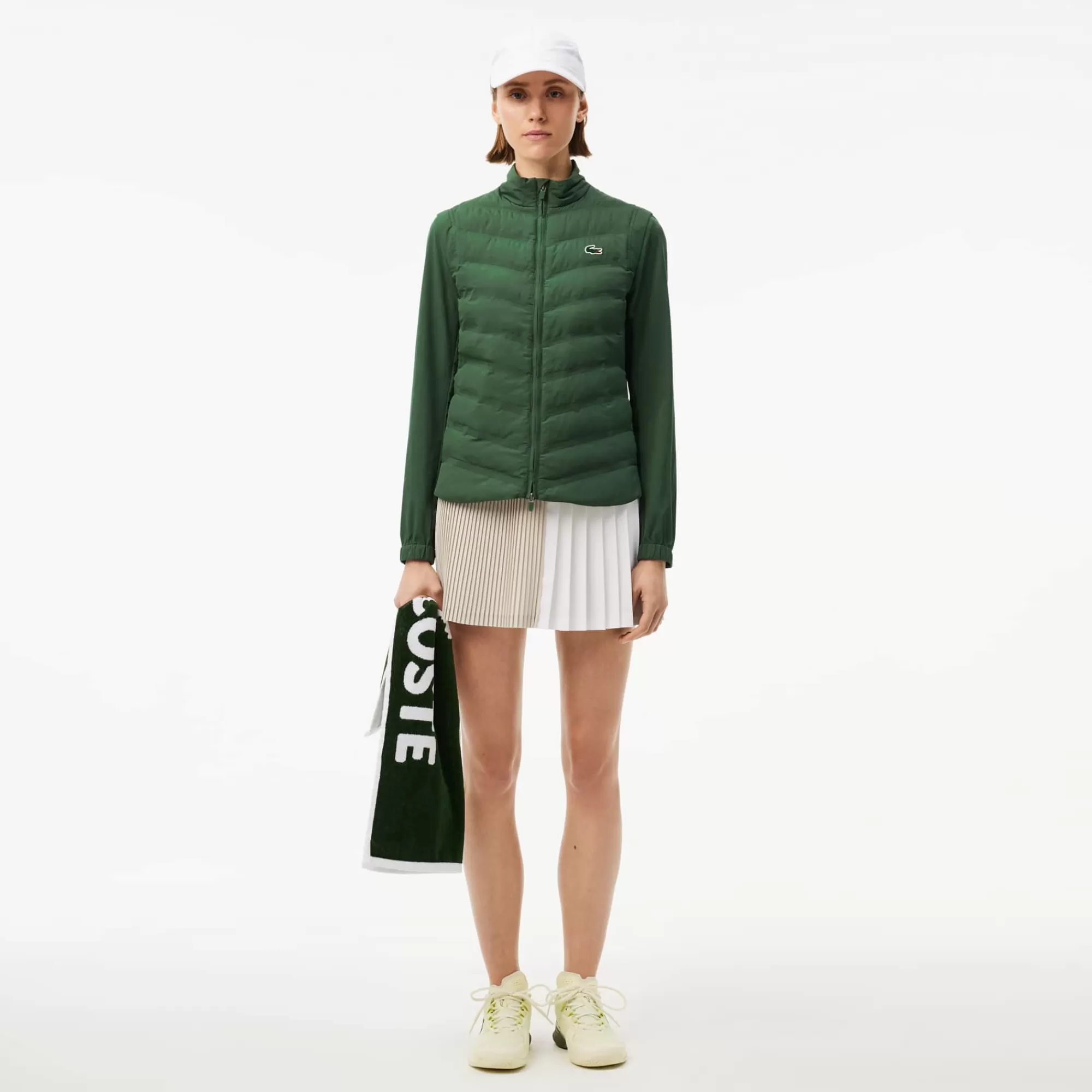 MULHER LACOSTE Roupa Deportiva Mulher | Blusões & Casacos^Blusão de Golf Acolchoado e Impermeável