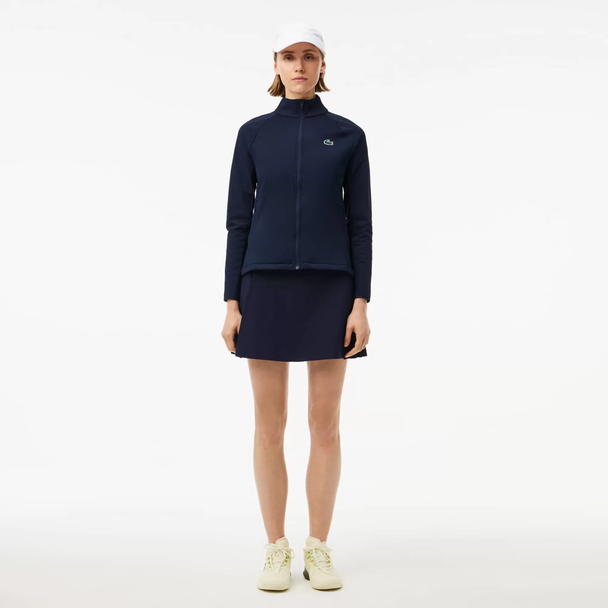 MULHER LACOSTE Roupa Deportiva Mulher | Blusões & Casacos^Blusão de Golf com Fecho Slim Fit