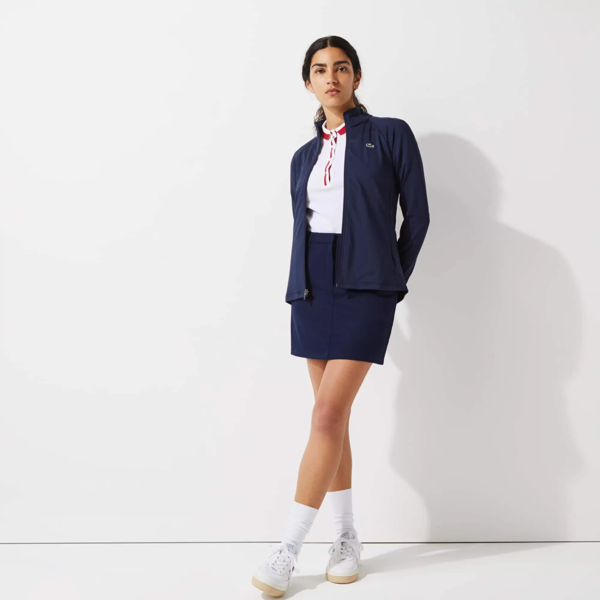 MULHER LACOSTE Roupa Deportiva Mulher | Blusões & Casacos^Blusão de ténis com zip ergonómico e respirável SPORT para rapaz