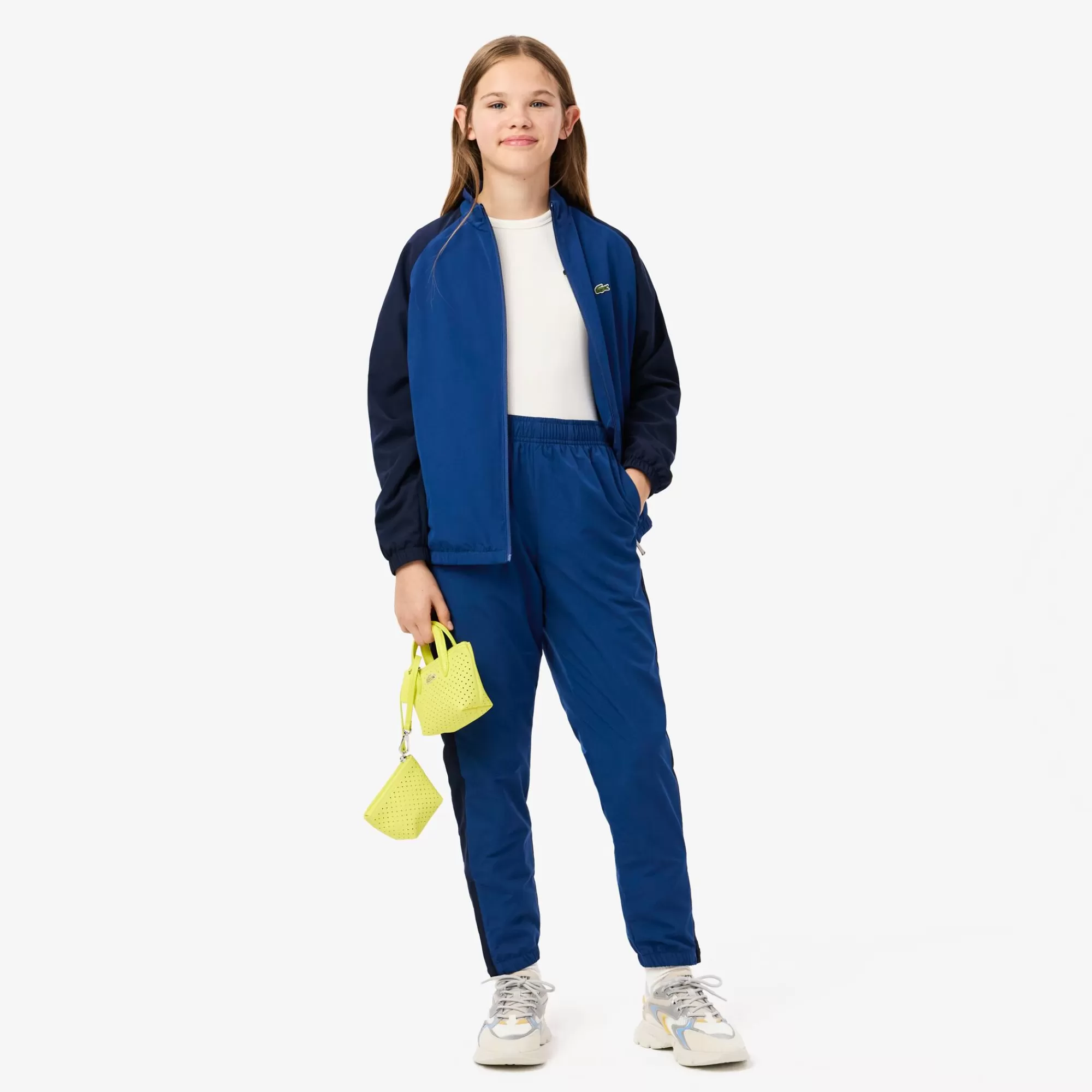 Crianças LACOSTE Moda Menina | Moda Menino^Blusão de Treino em Colorblock
