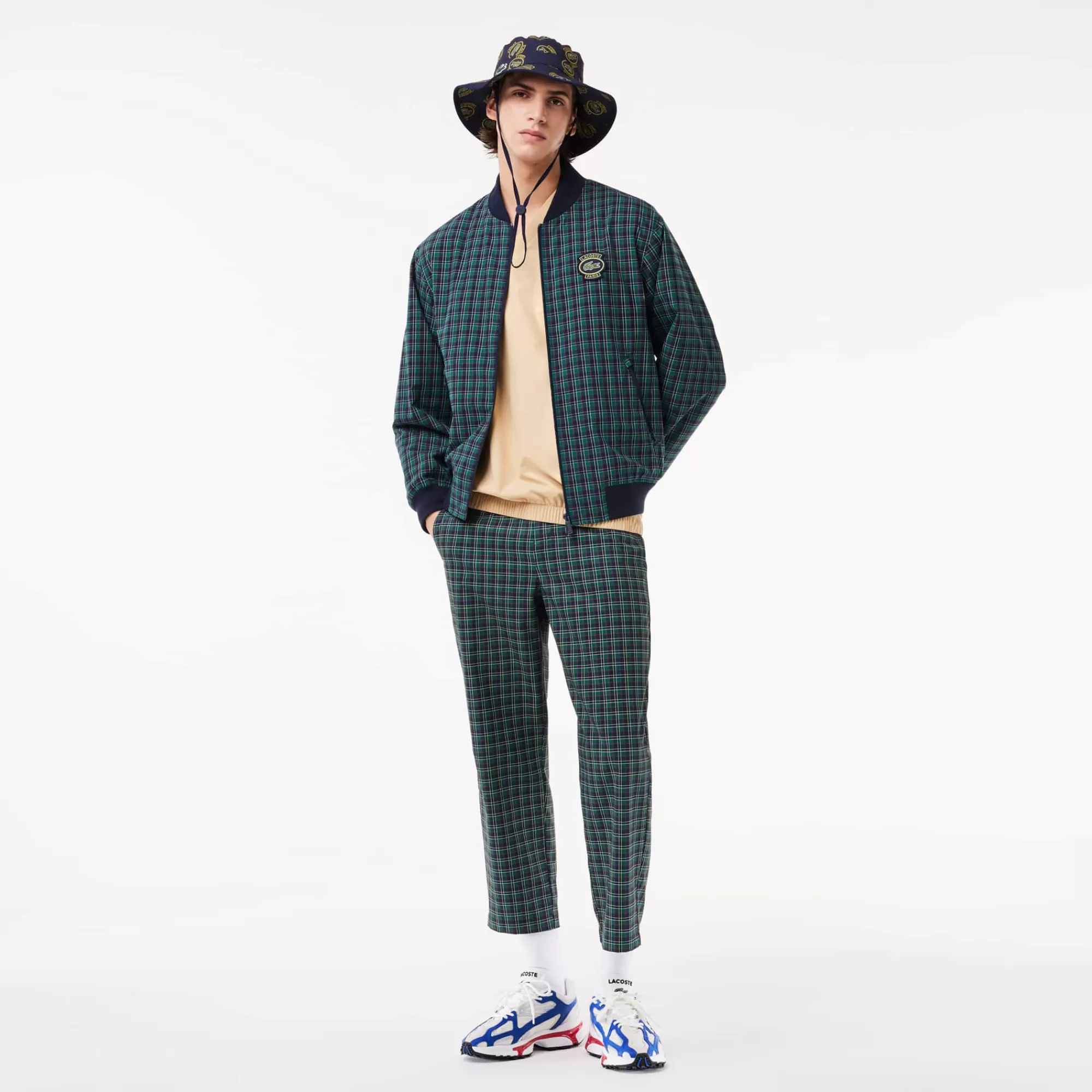 LACOSTE Blusões & Casacos^Blusão Harrington Axadrezado Impermeável