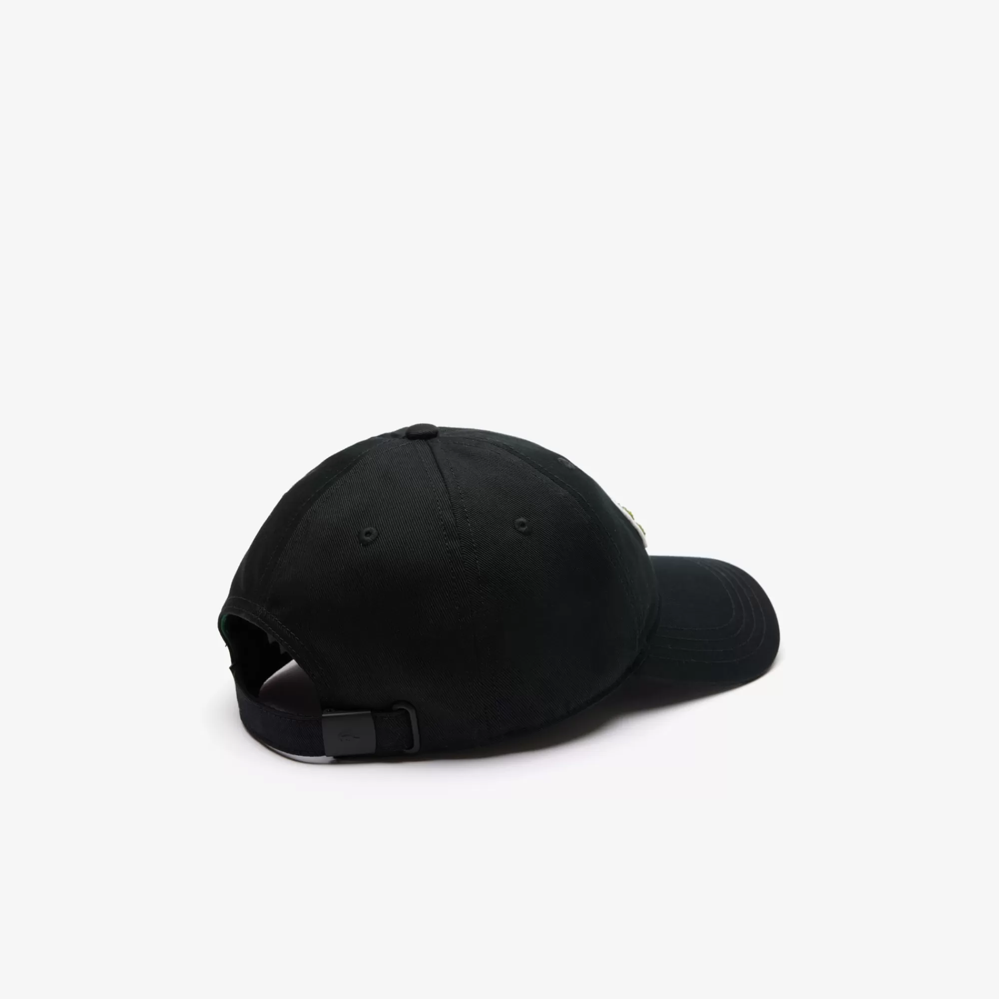 MULHER LACOSTE Luvas & Gorros | Bonés & Chapéus^Boné de Sarja de Algodão com Emblema de Crocodilo