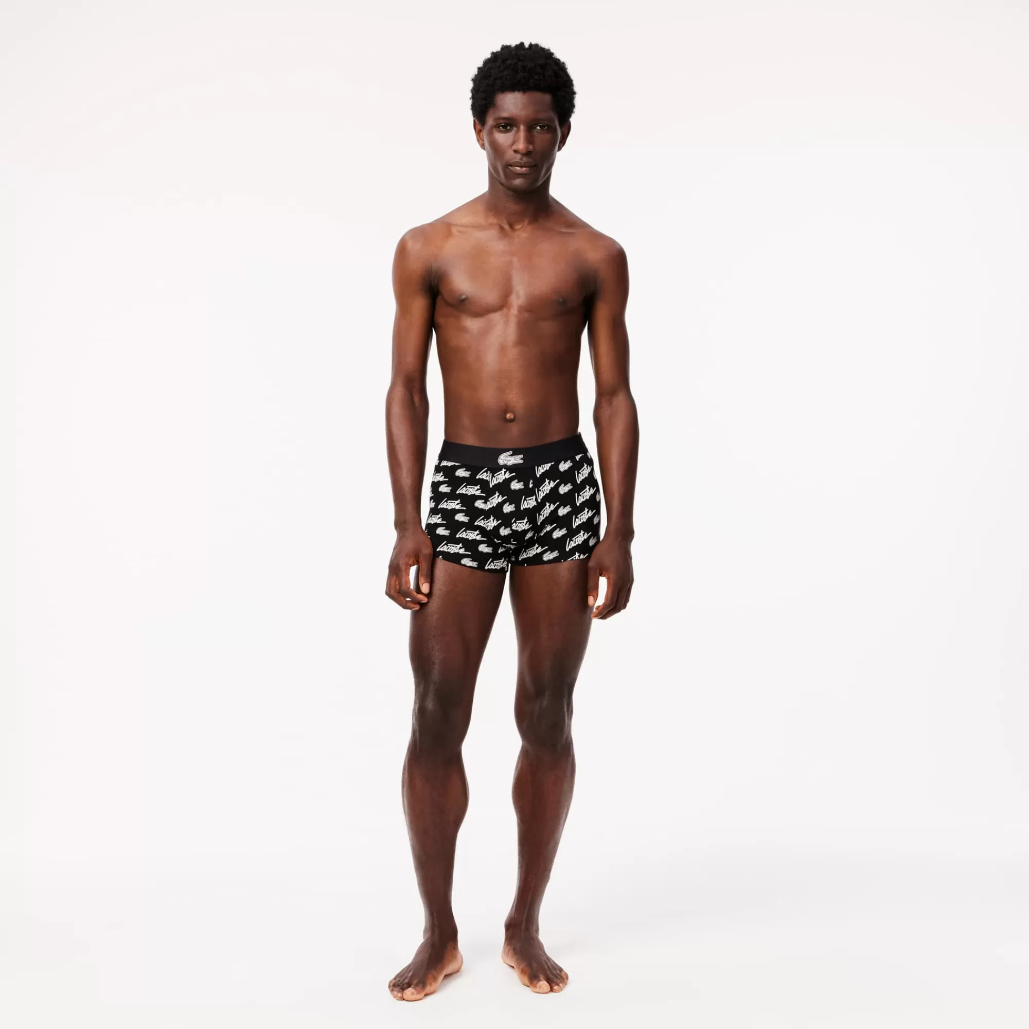 LACOSTE Roupa Interior | Roupa Interior & Roupa De Casa^Boxers de Algodão Elástico com Estampado em toda a Peça