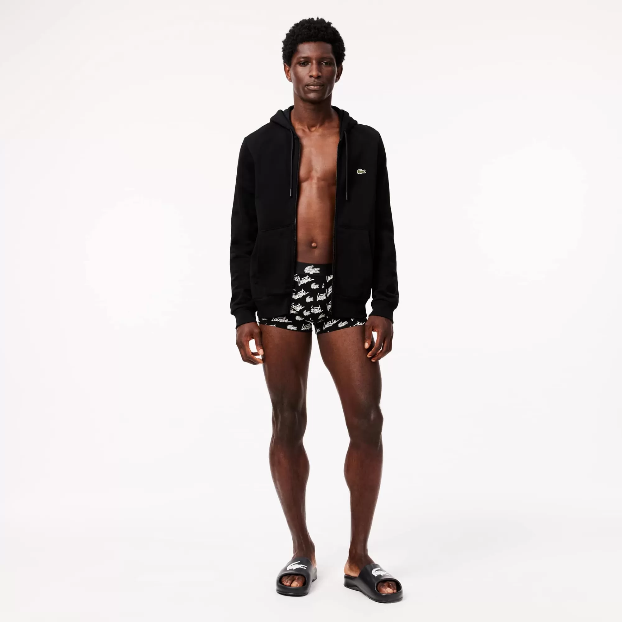 LACOSTE Roupa Interior | Roupa Interior & Roupa De Casa^Boxers de Algodão Elástico com Estampado em toda a Peça