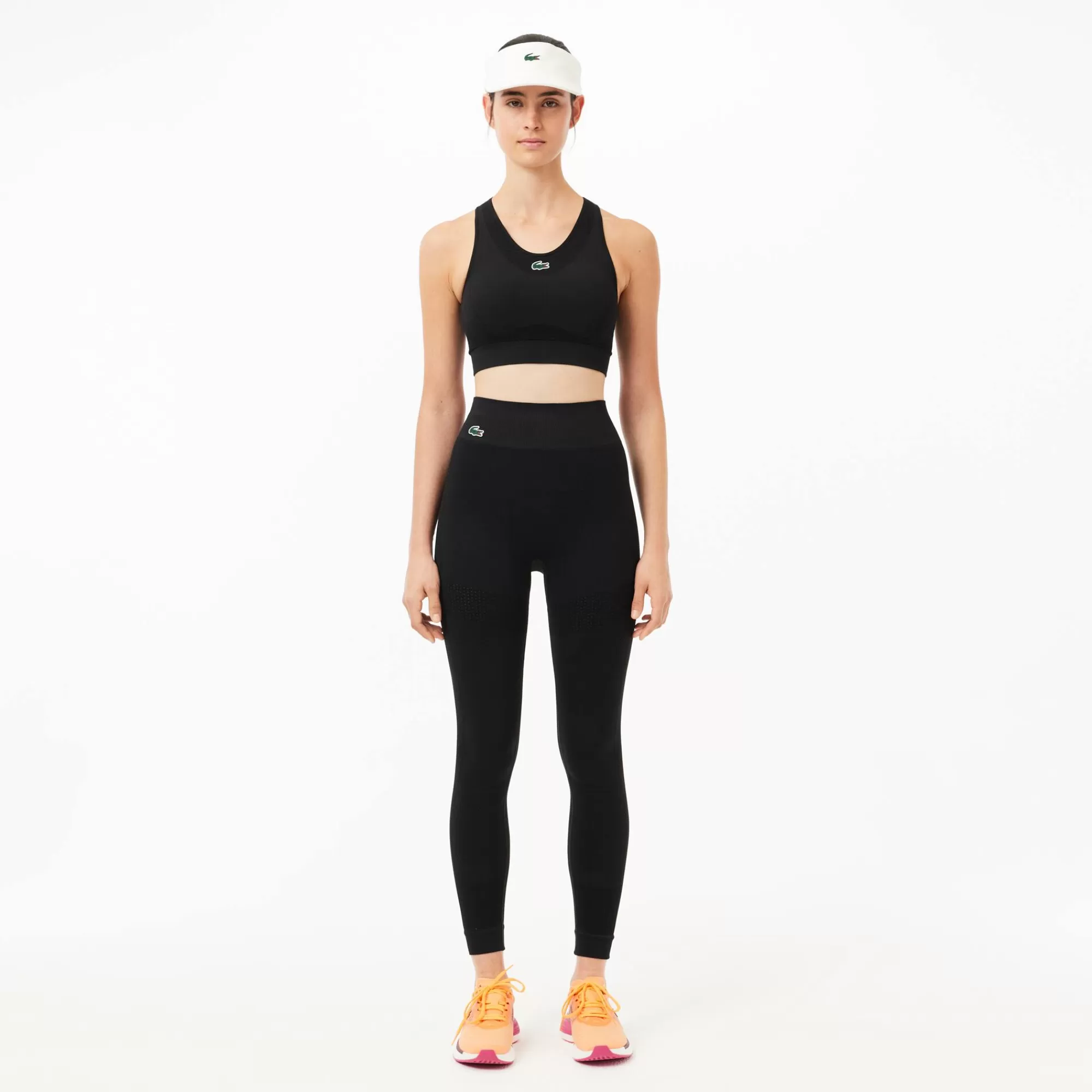 MULHER LACOSTE Ginásio & Treino | Sutiã De Desporto & Leggings^Bralette Desportivo Elástico Acolchoado Amovível