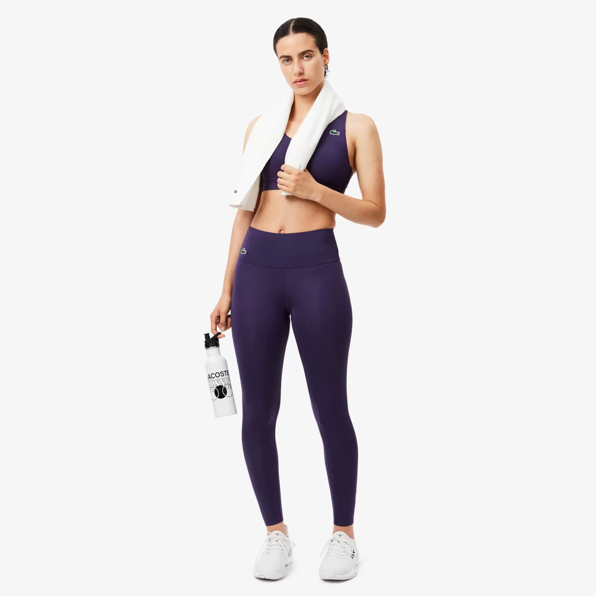 MULHER LACOSTE Ginásio & Treino | Sutiã De Desporto & Leggings^Bralette Desportivo Elástico Respirável