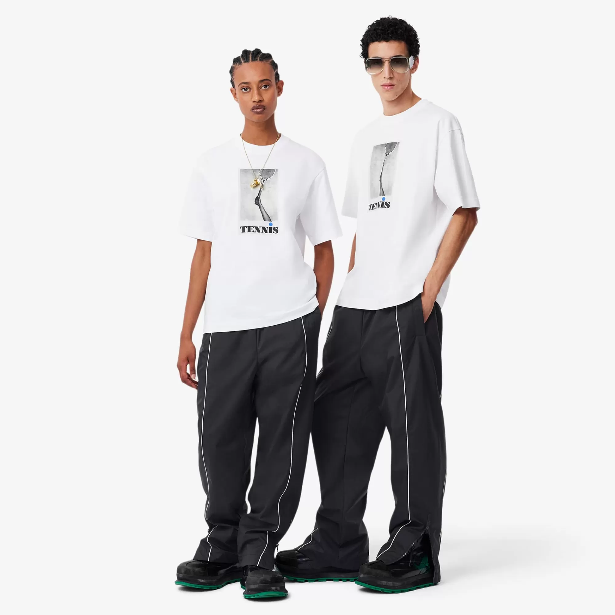 MULHER LACOSTE Calças & Calções | Calças & Calções^Calças de Fato de Treino Oversize FW24 Runway