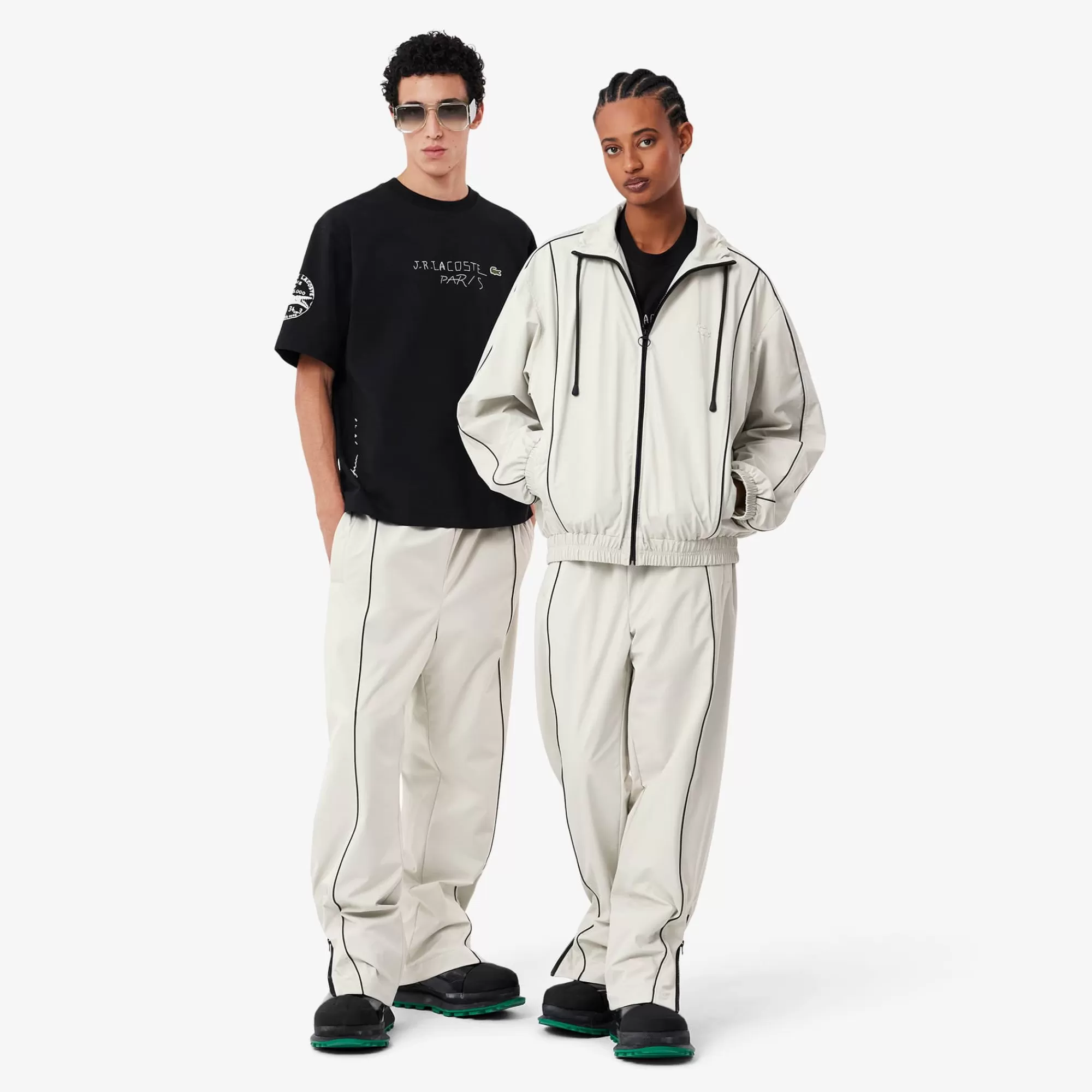 MULHER LACOSTE Calças & Calções | Fatos De Treino^Calças de Fato de Treino Oversize FW24 Runway