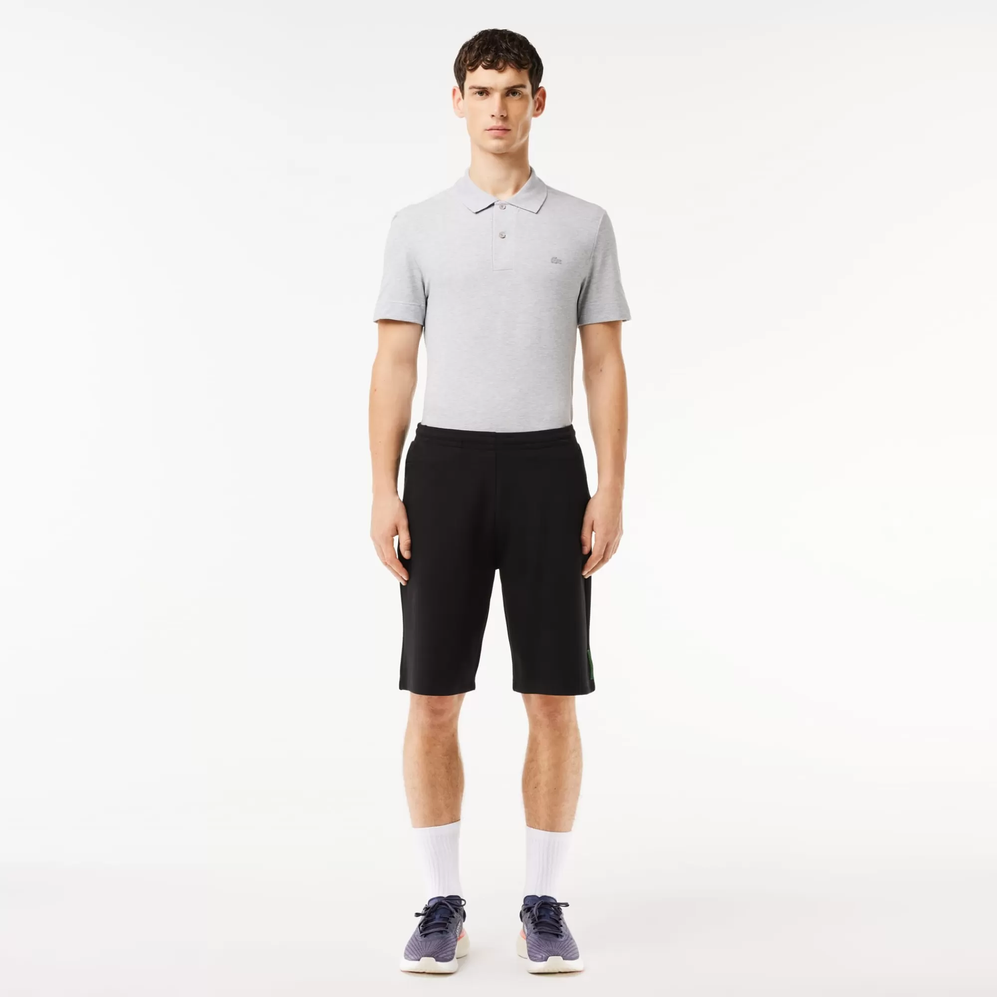 LACOSTE Calças & Calções^Calções de Algodão Elásticos Regular Fit