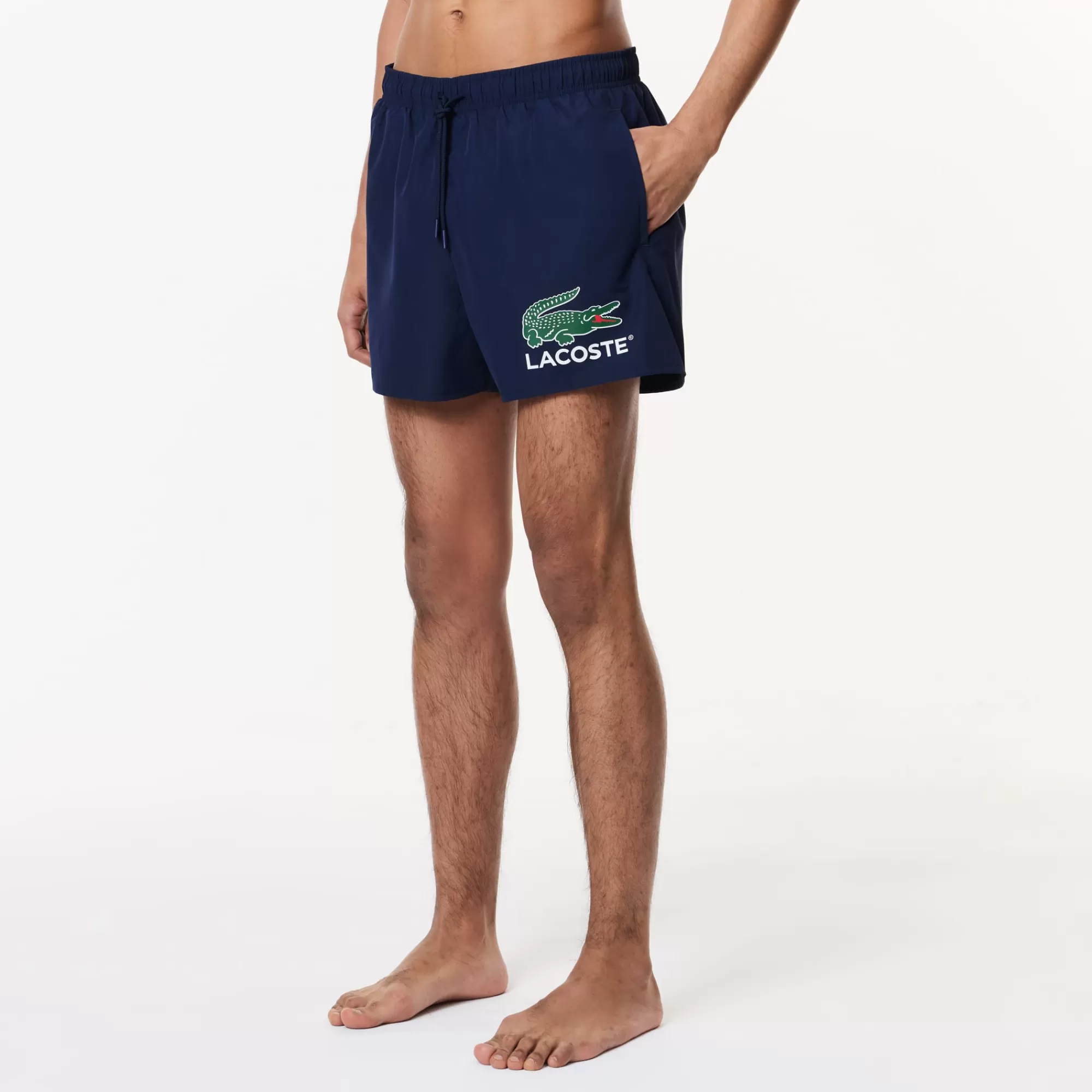 LACOSTE Roupa De Banho^Calções de banho com estampado de crocodilo