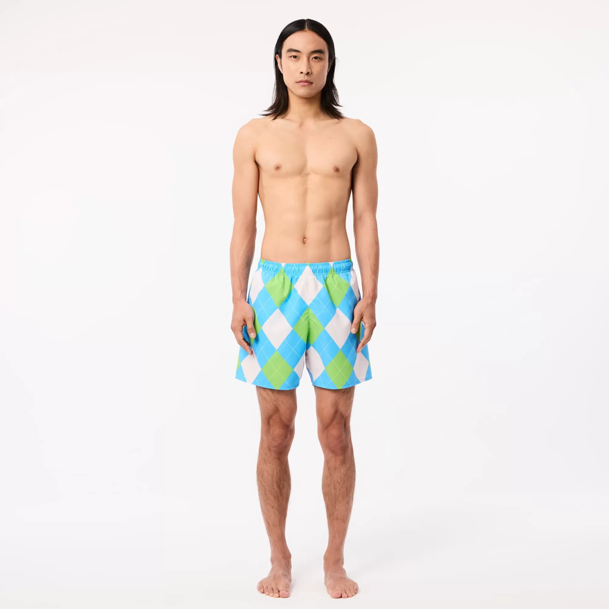 LACOSTE Roupa De Banho^Calções de Banho de Comprimento Médio e Tecnologia de Secagem Rápida