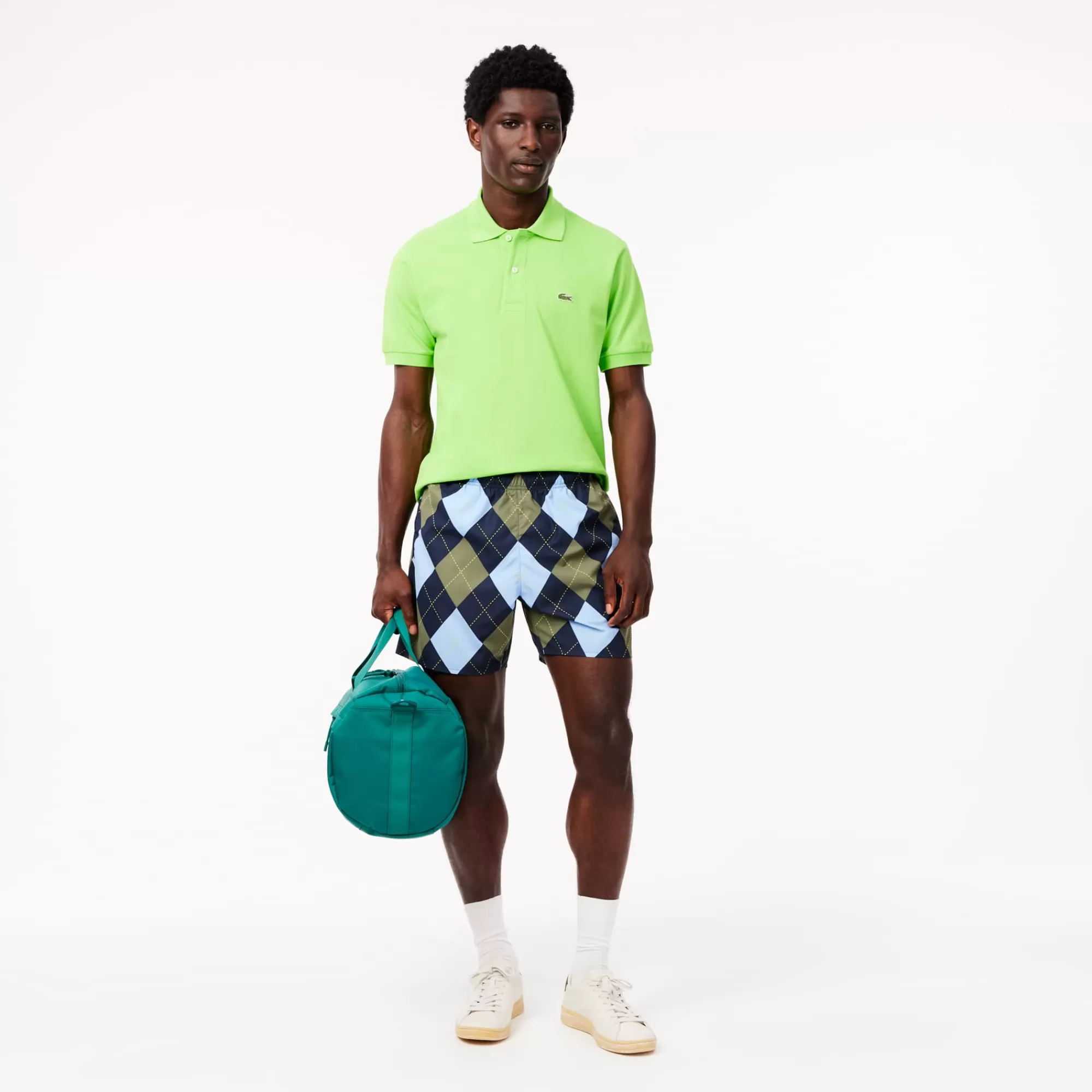 LACOSTE Roupa De Banho^Calções de Banho de Comprimento Médio e Tecnologia de Secagem Rápida