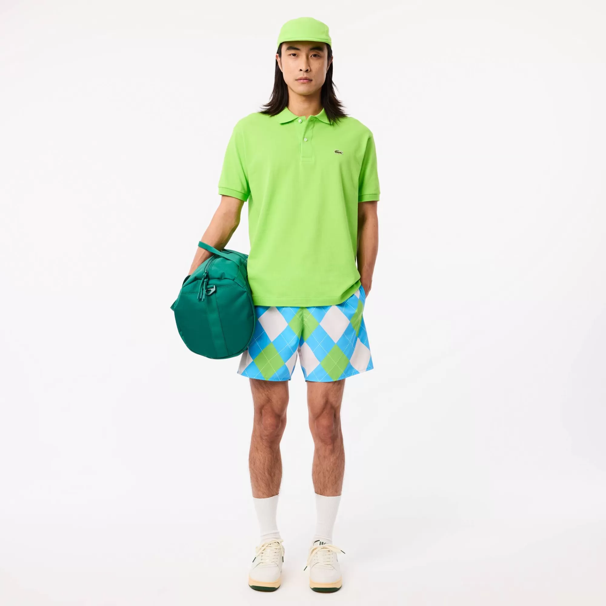 LACOSTE Roupa De Banho^Calções de Banho de Comprimento Médio e Tecnologia de Secagem Rápida