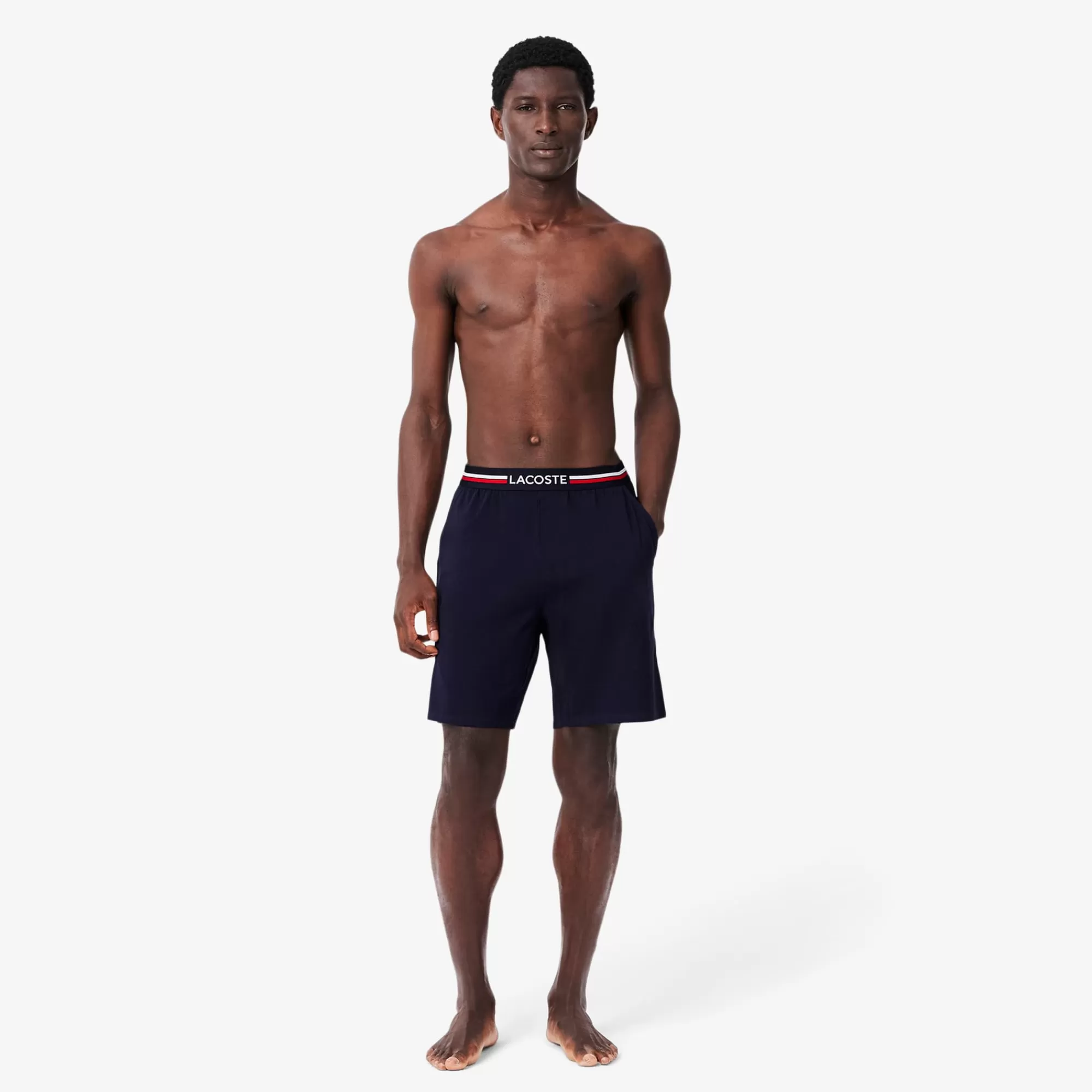 LACOSTE Roupa De Casa | Pijamas^Calções de Pijama Cós Tricolor