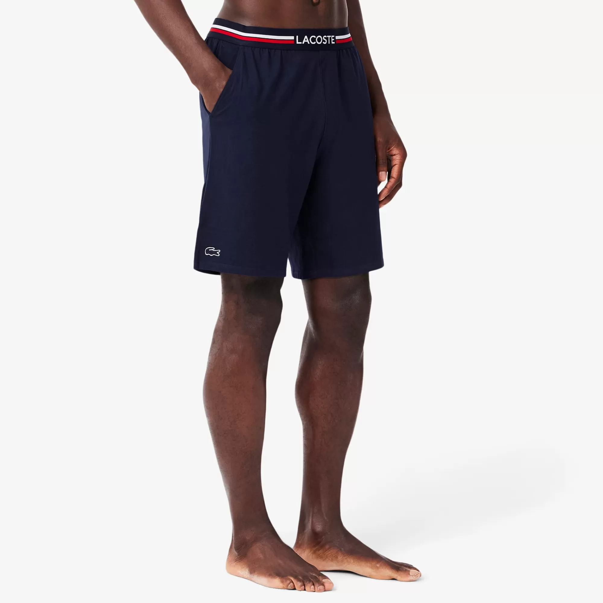 LACOSTE Roupa De Casa | Pijamas^Calções de Pijama Cós Tricolor