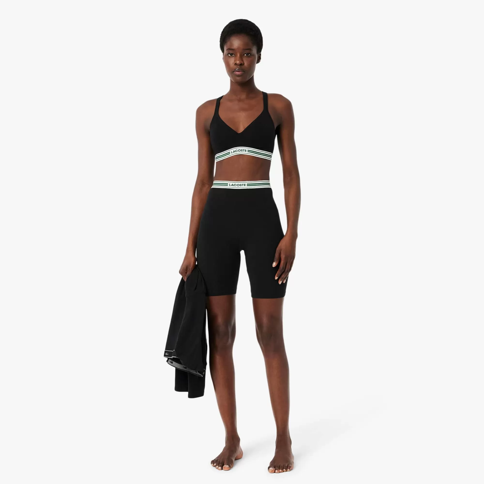 MULHER LACOSTE Roupa Interior E Roupa De Casa | Roupa Interior^Calções Loungewear de Ciclismo em Algodão