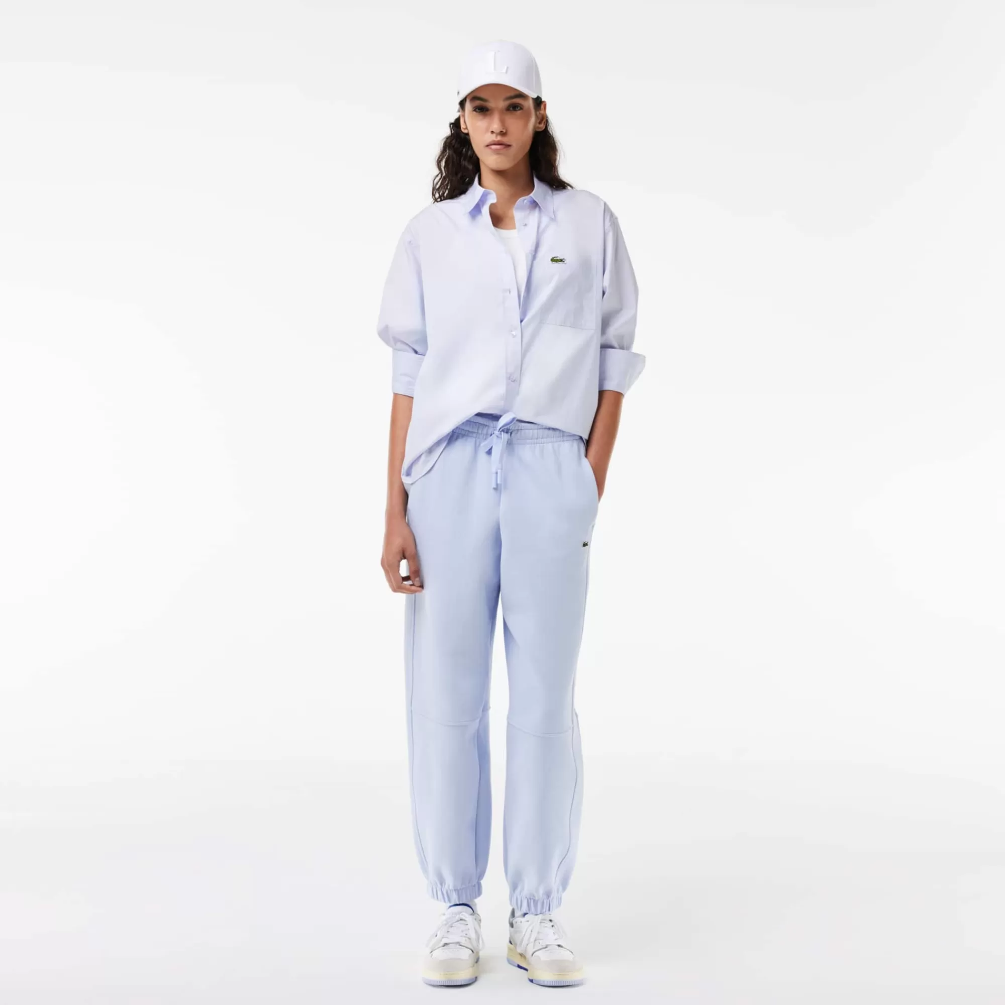 MULHER LACOSTE Camisas & Tops^Camisa em Popelina Oversize