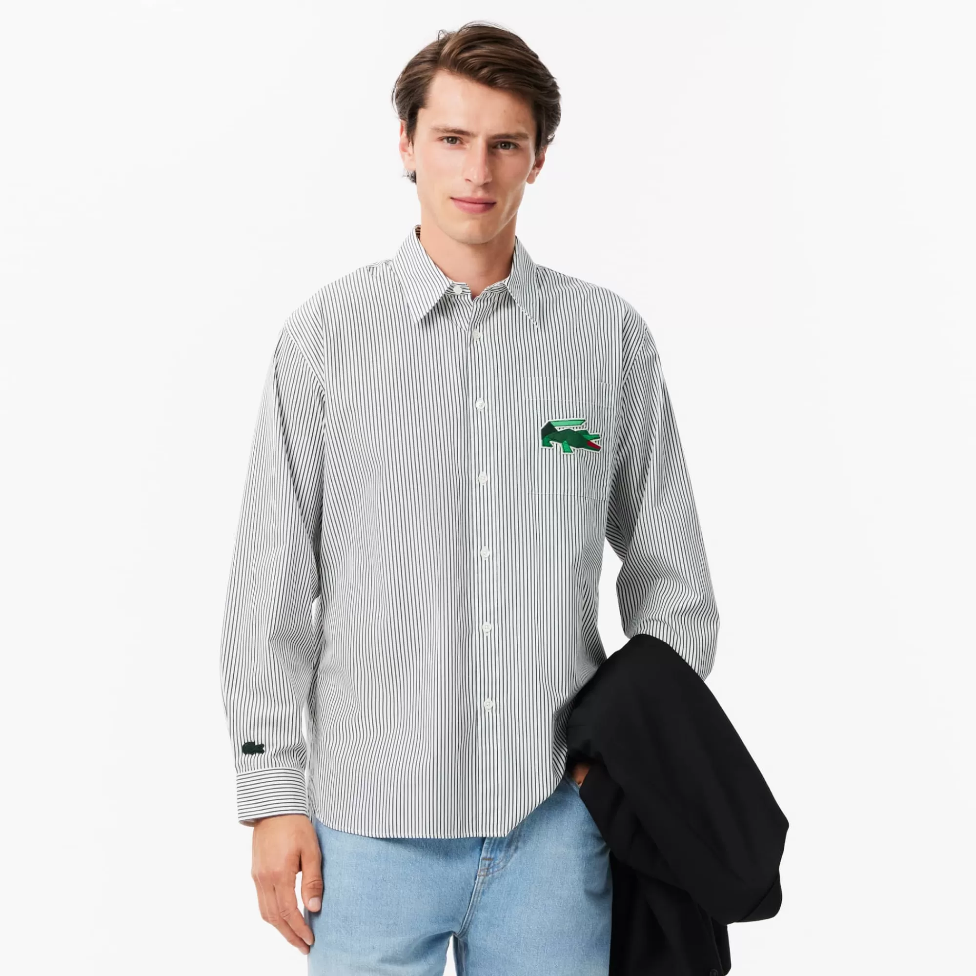 LACOSTE Camisas^Camisa Relaxed Fit com Emblema de Crocodilo