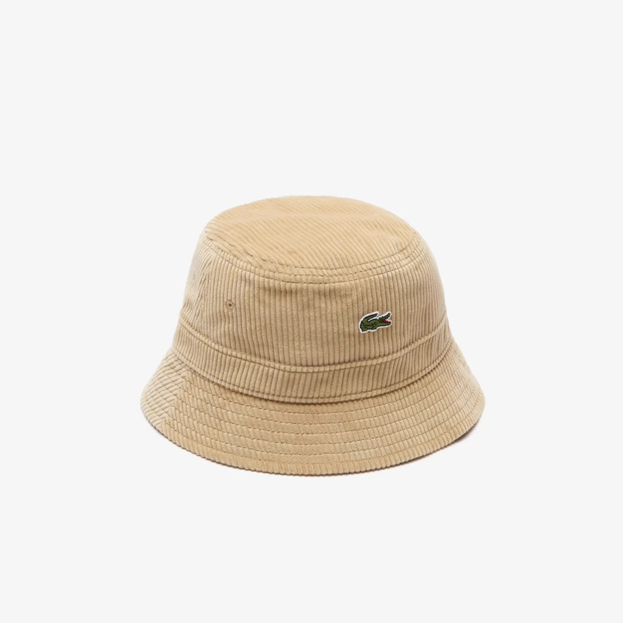 MULHER LACOSTE Luvas & Gorros | Bonés & Chapéus^Chapéu Bucket de Bombazina