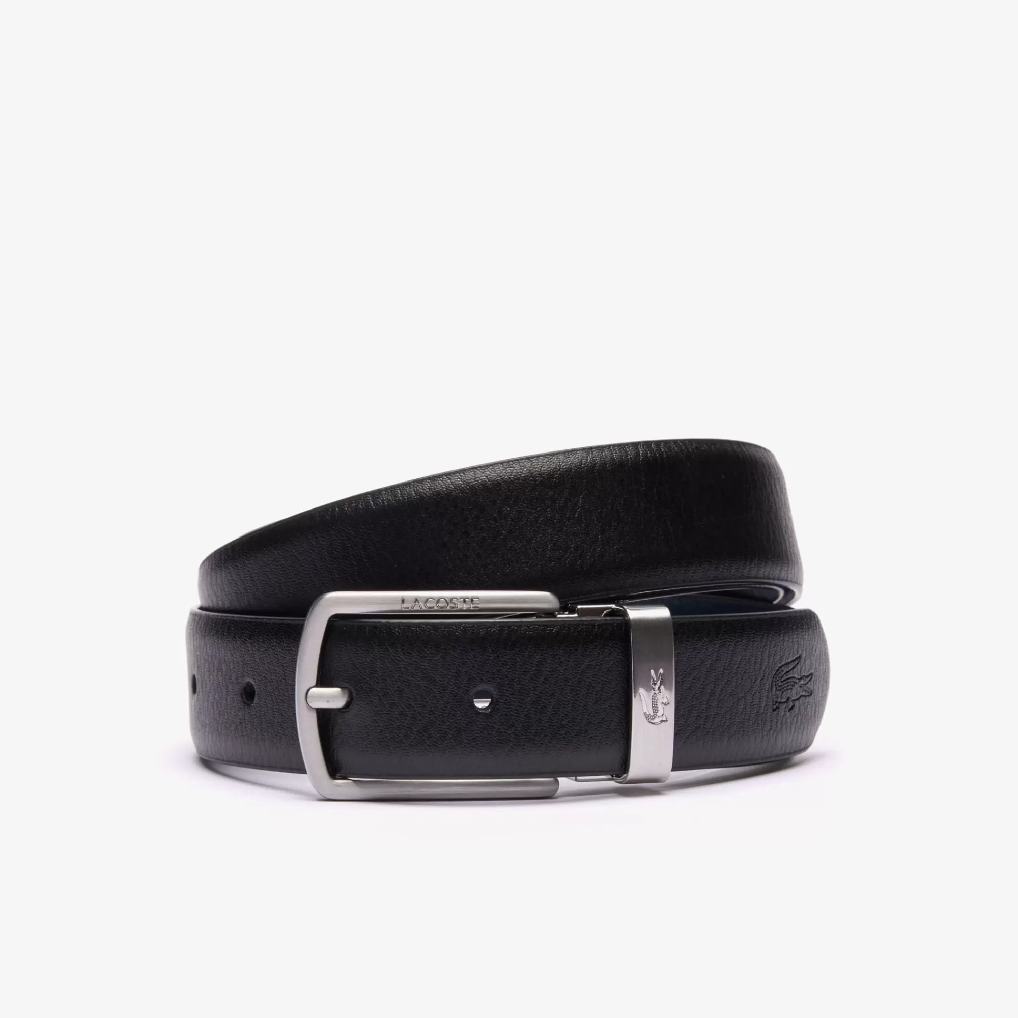 LACOSTE Cintos^Conjunto de Oferta de 2 Fivelas e Cinto de Pele Lisa