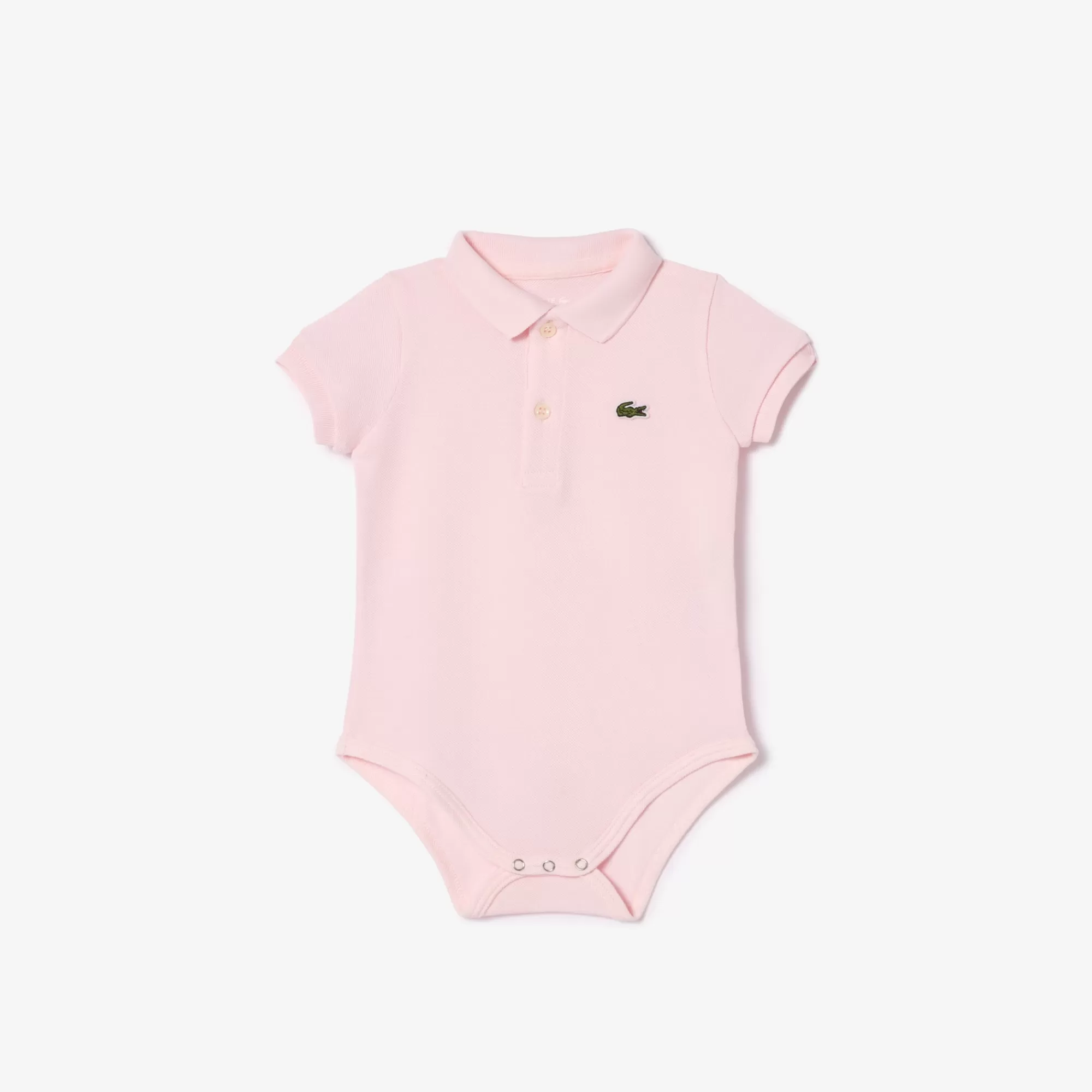 Crianças LACOSTE Acessorios | Acessorios^Conjunto de Oferta de Body de Piqué para Bebé