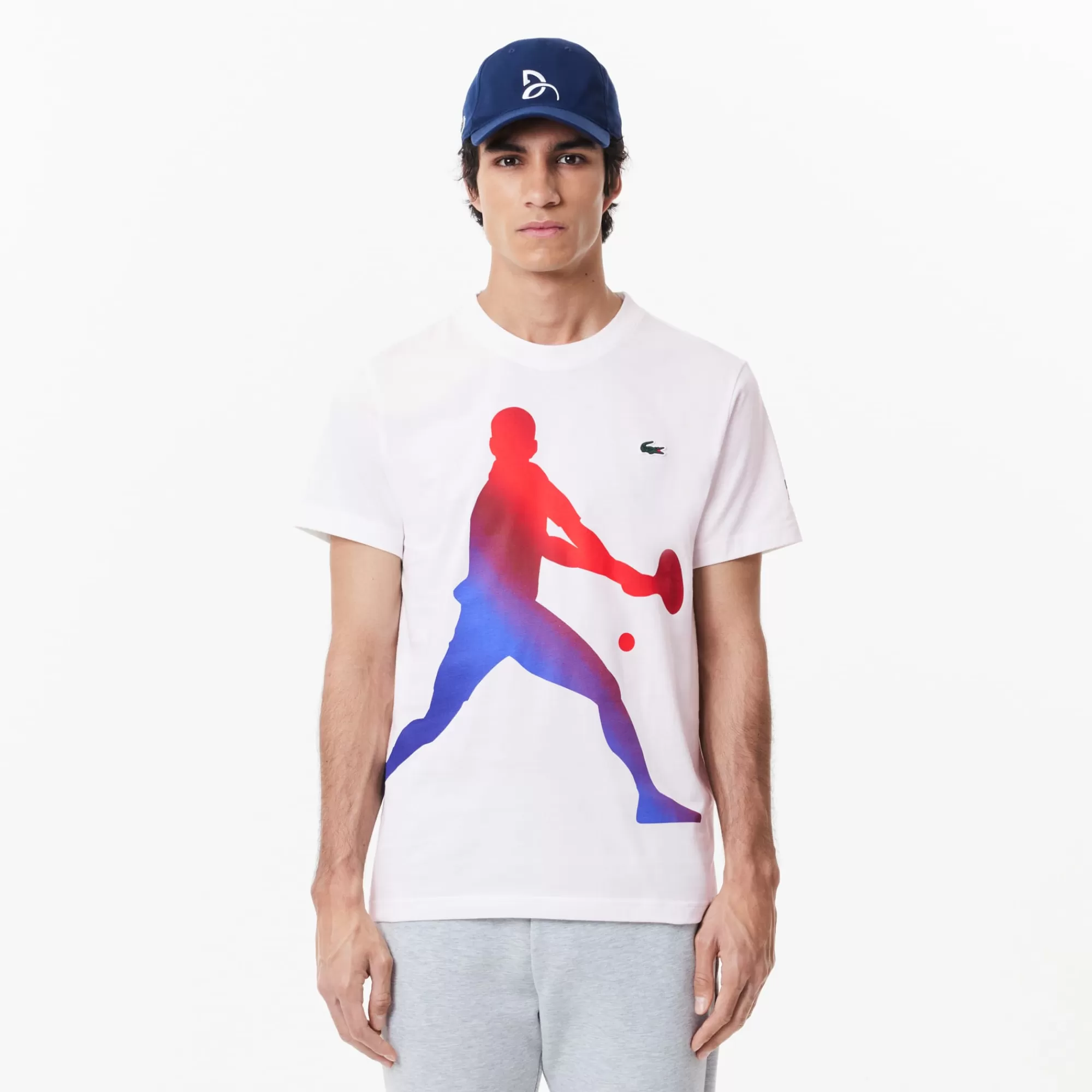 LACOSTE Ténis | Roupa Desportiva^Conjunto de T-shirt e Chapéu Tennis x Novak Djokovic