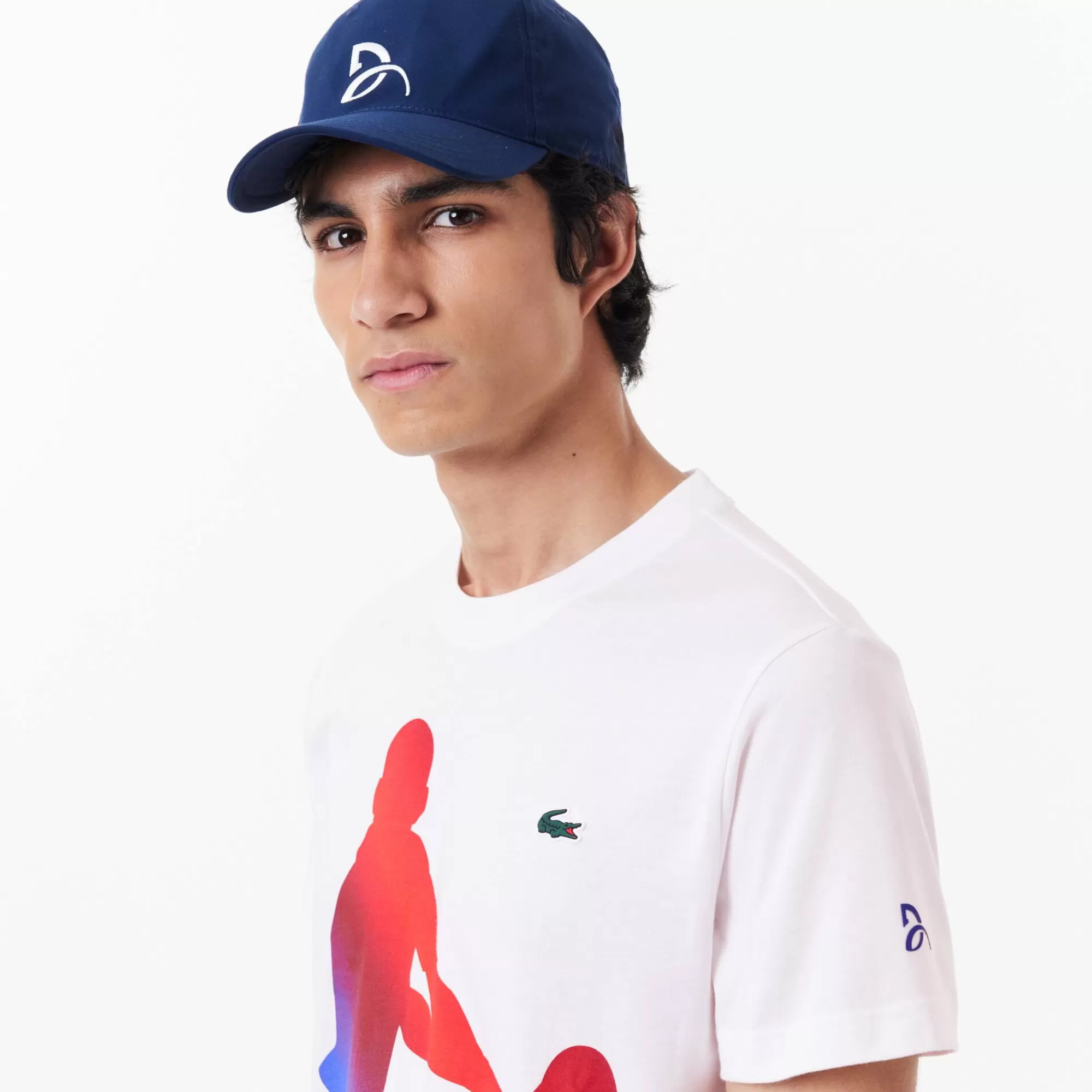 LACOSTE Ténis | Roupa Desportiva^Conjunto de T-shirt e Chapéu Tennis x Novak Djokovic