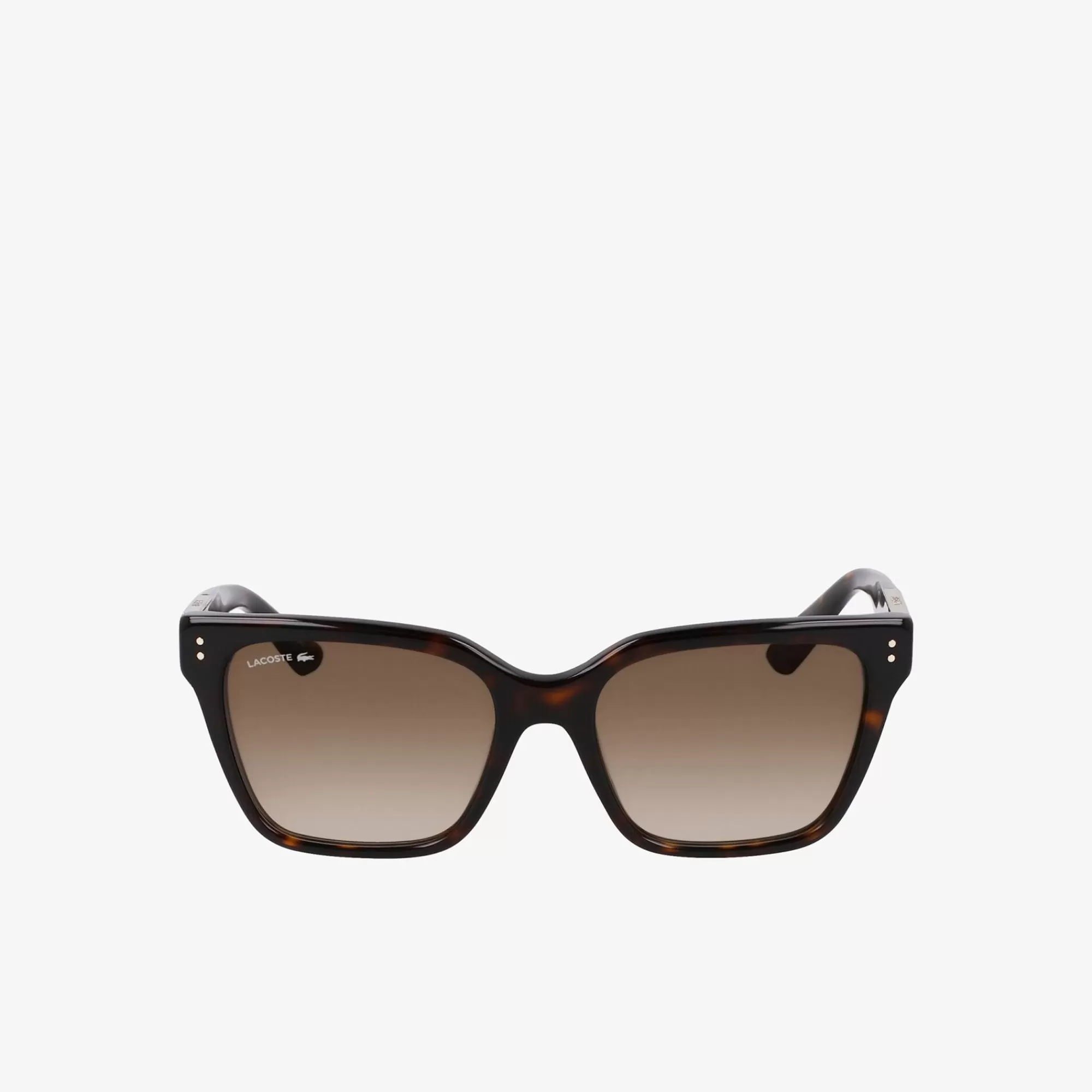 MULHER LACOSTE Óculos De Sol^Óculos Croco Skin Retangulares de Acetato