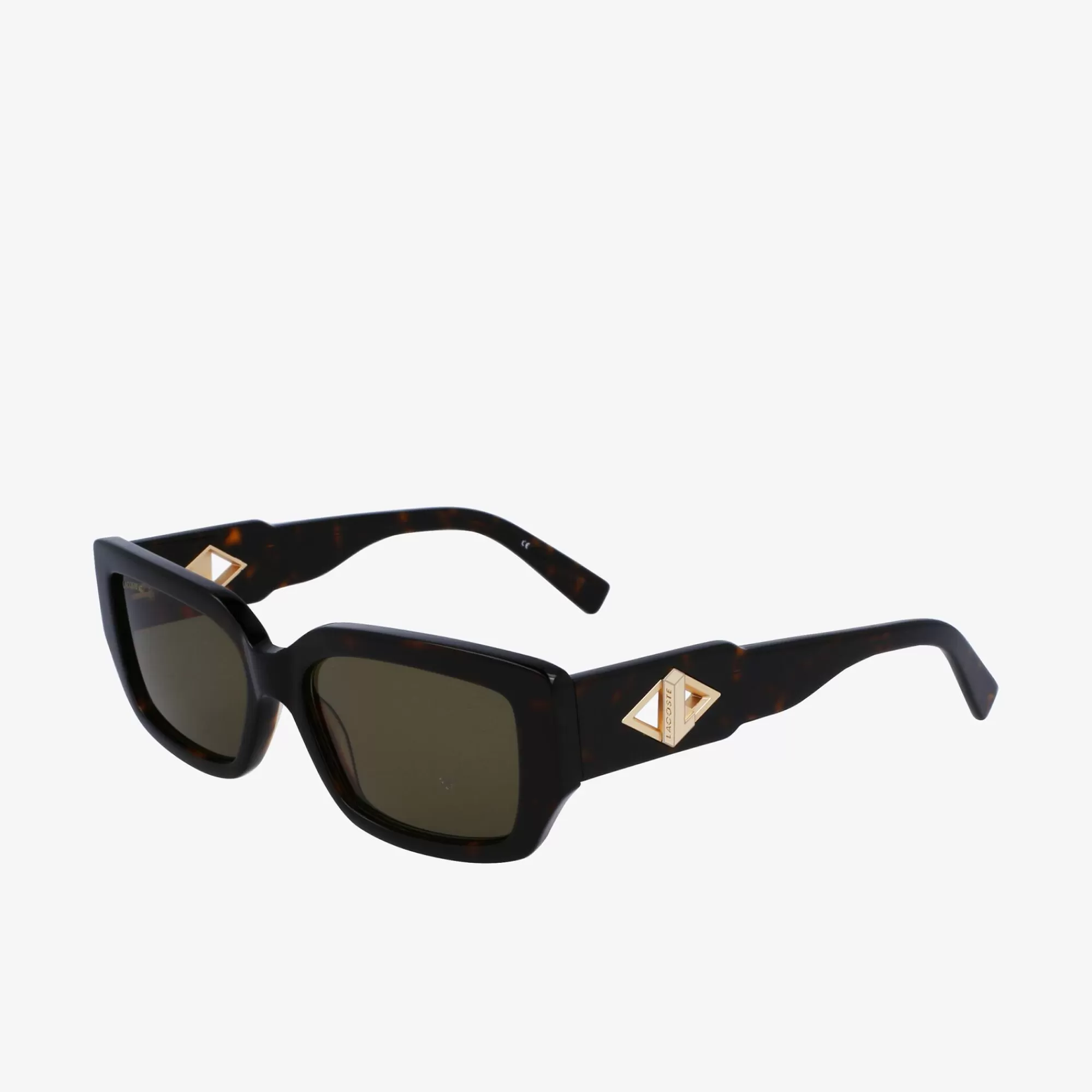 MULHER LACOSTE Óculos De Sol^Óculos de sol retangulares de monograma de acetato