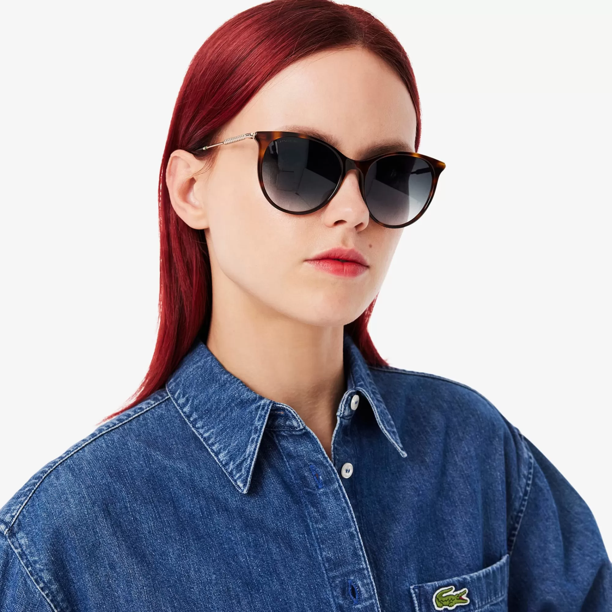 MULHER LACOSTE Óculos De Sol^Óculos Neoheritage Ovais de Acetato