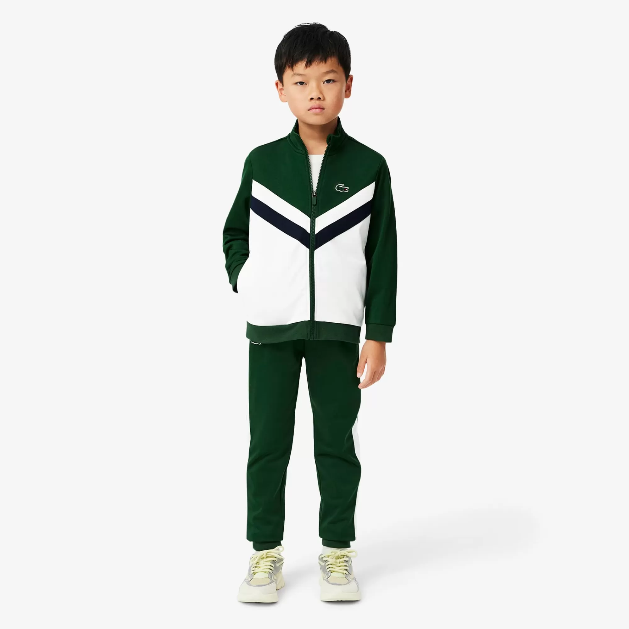 Crianças LACOSTE Moda Menino | Moda Menino^Fato de Treino de Ténis Resistente à Abrasão com Tecnologia Ultra-Dry