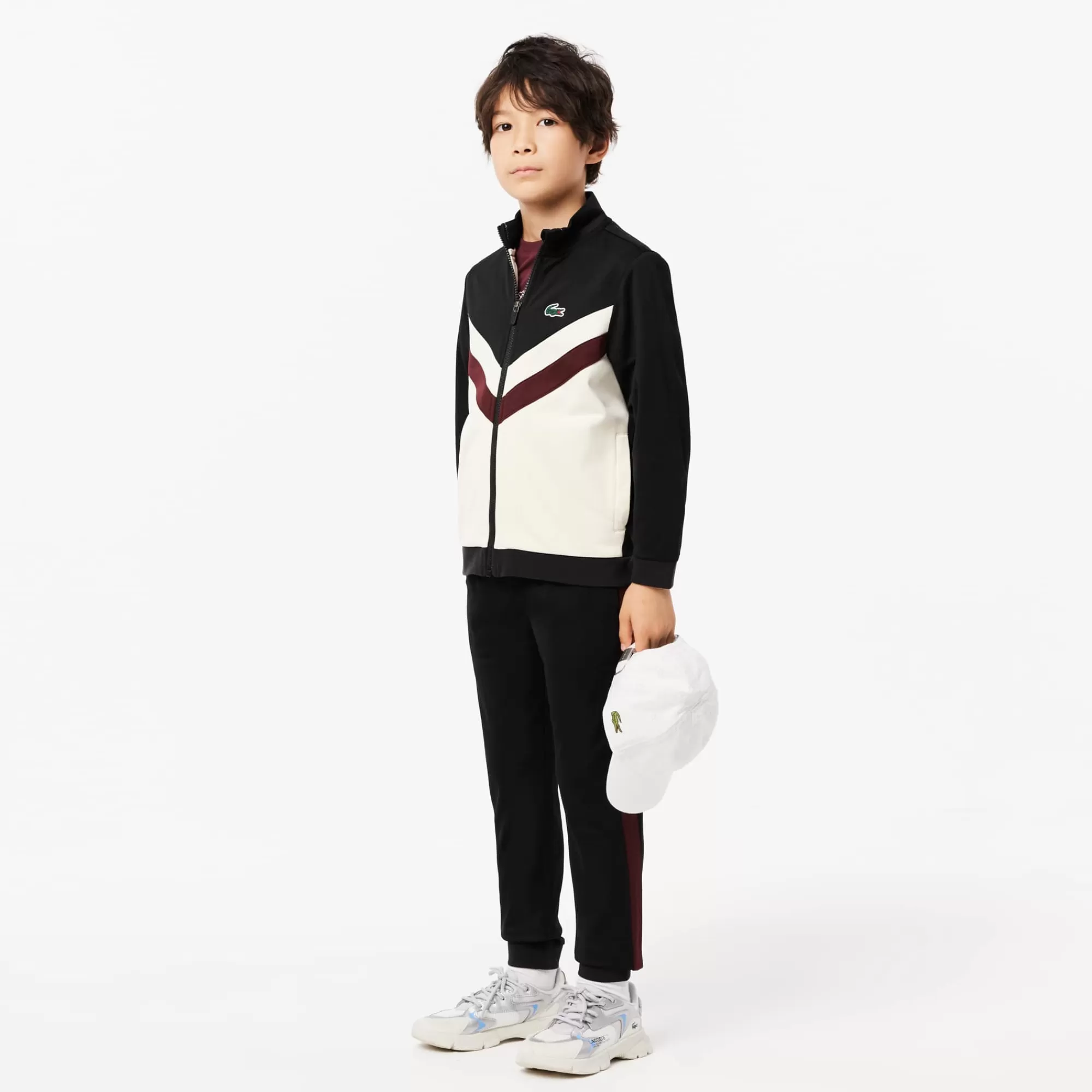 Crianças LACOSTE Moda Menino | Moda Menino^Fato de Treino de Ténis Resistente à Abrasão com Tecnologia Ultra-Dry