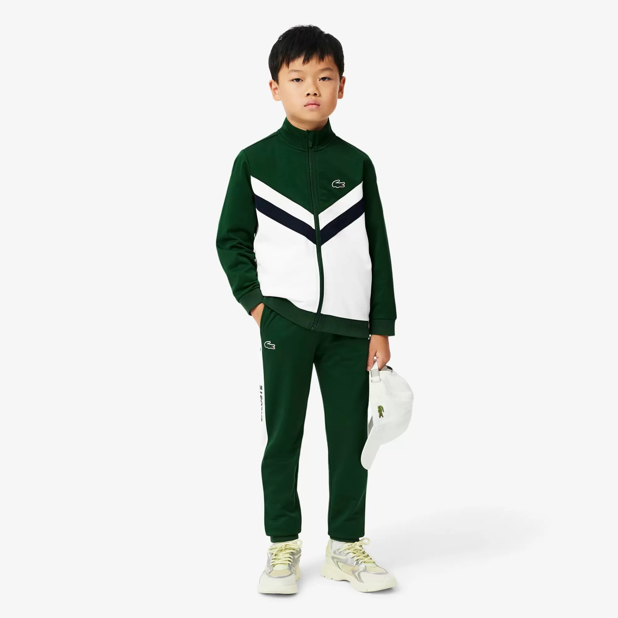 Crianças LACOSTE Moda Menino | Moda Menino^Fato de Treino de Ténis Resistente à Abrasão com Tecnologia Ultra-Dry