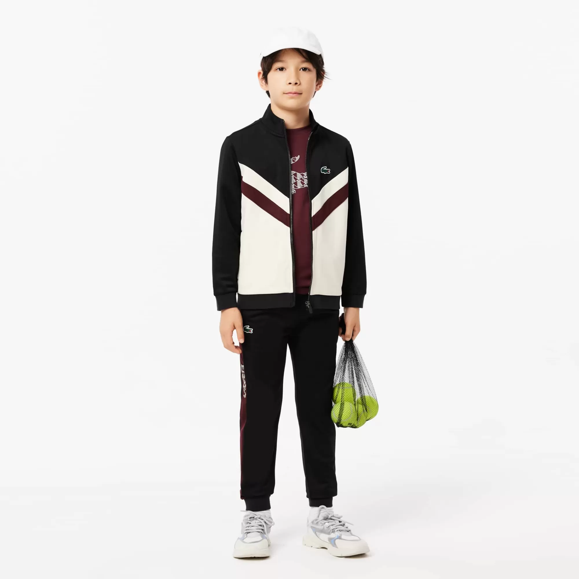 Crianças LACOSTE Moda Menino | Moda Menino^Fato de Treino de Ténis Resistente à Abrasão com Tecnologia Ultra-Dry