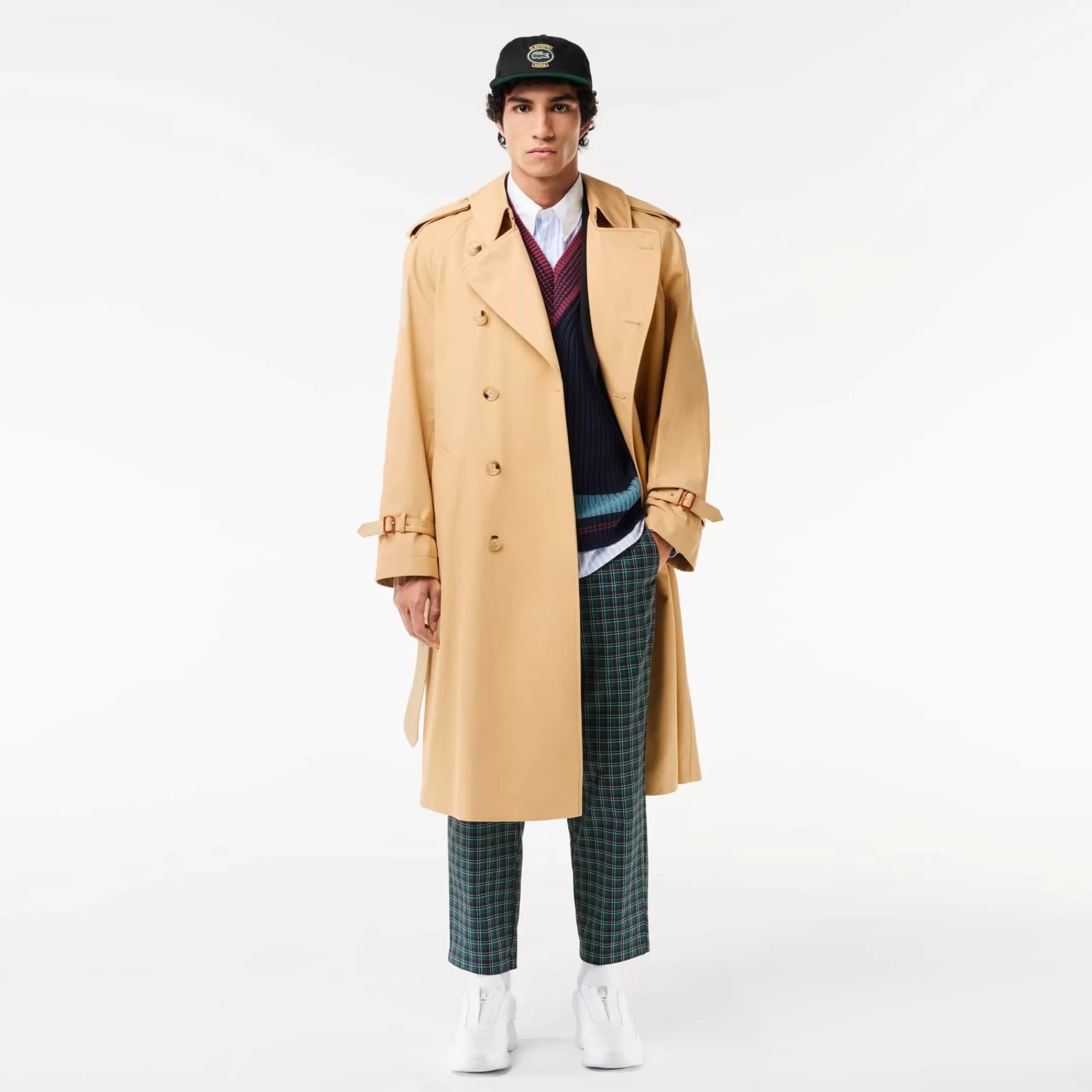 LACOSTE Blusões & Casacos^Gabardina Impermeável Oversize