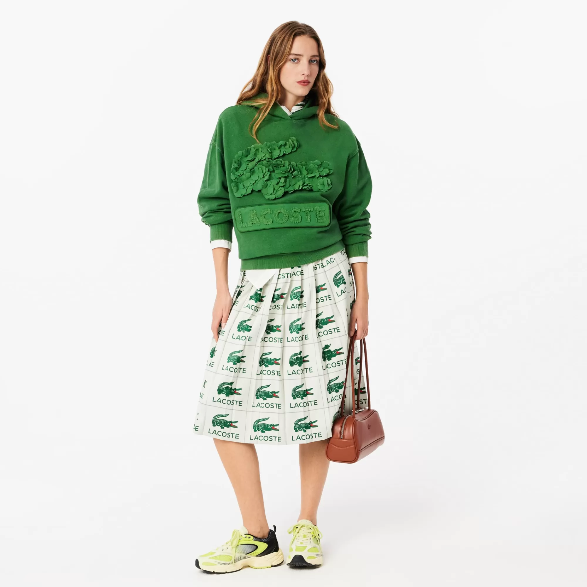 MULHER LACOSTE Sweatshirts^Hoodie Coleção Embroidery