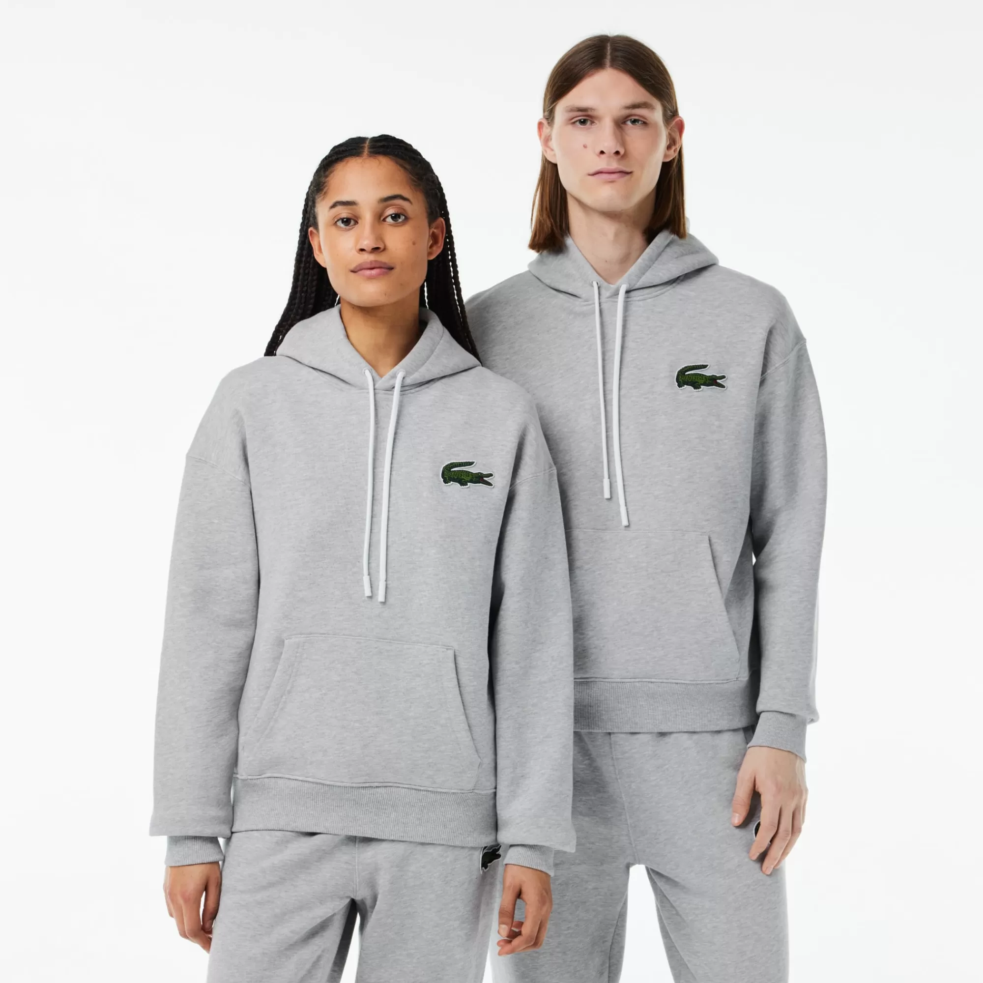 MULHER LACOSTE Fatos De Treino | Sweatshirts^Hoodie de Felpa Loose Fit