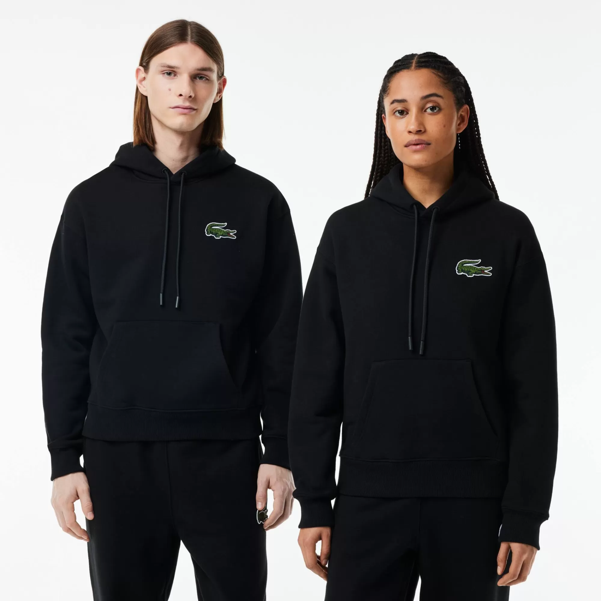 MULHER LACOSTE Sweatshirts | Sweatshirt^Hoodie de Felpa Loose Fit