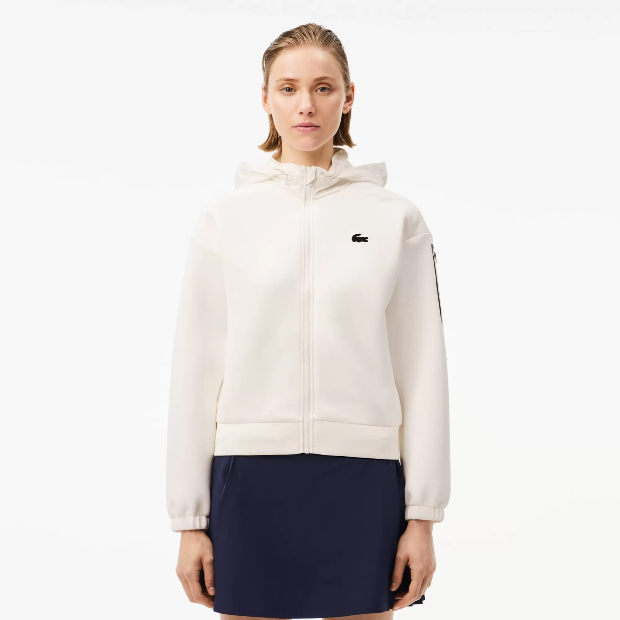 MULHER LACOSTE Ginásio & Treino | Roupa Deportiva Mulher^Hoodie Desportivo Amovível