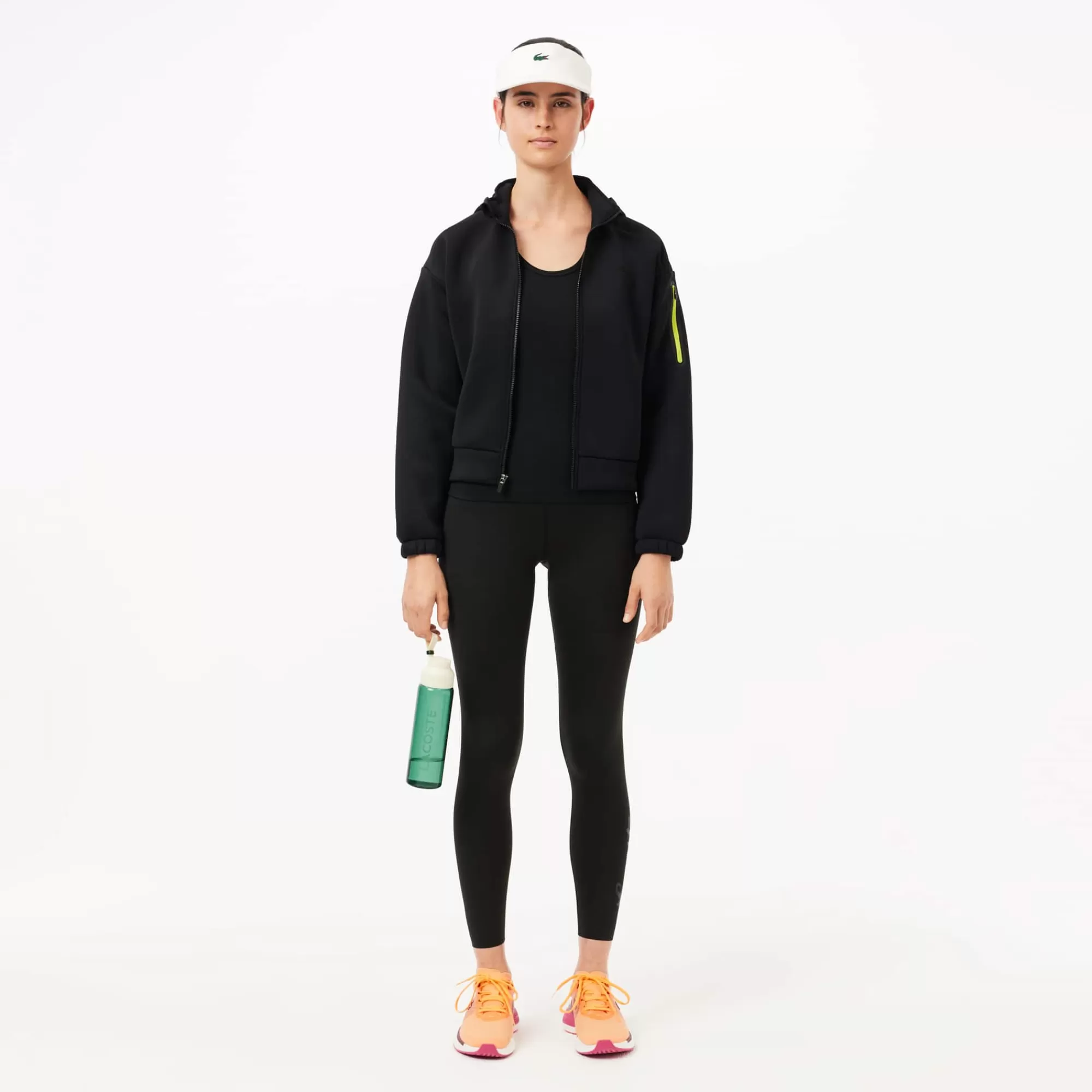 MULHER LACOSTE Ginásio & Treino | Roupa Deportiva Mulher^Hoodie Desportivo Amovível