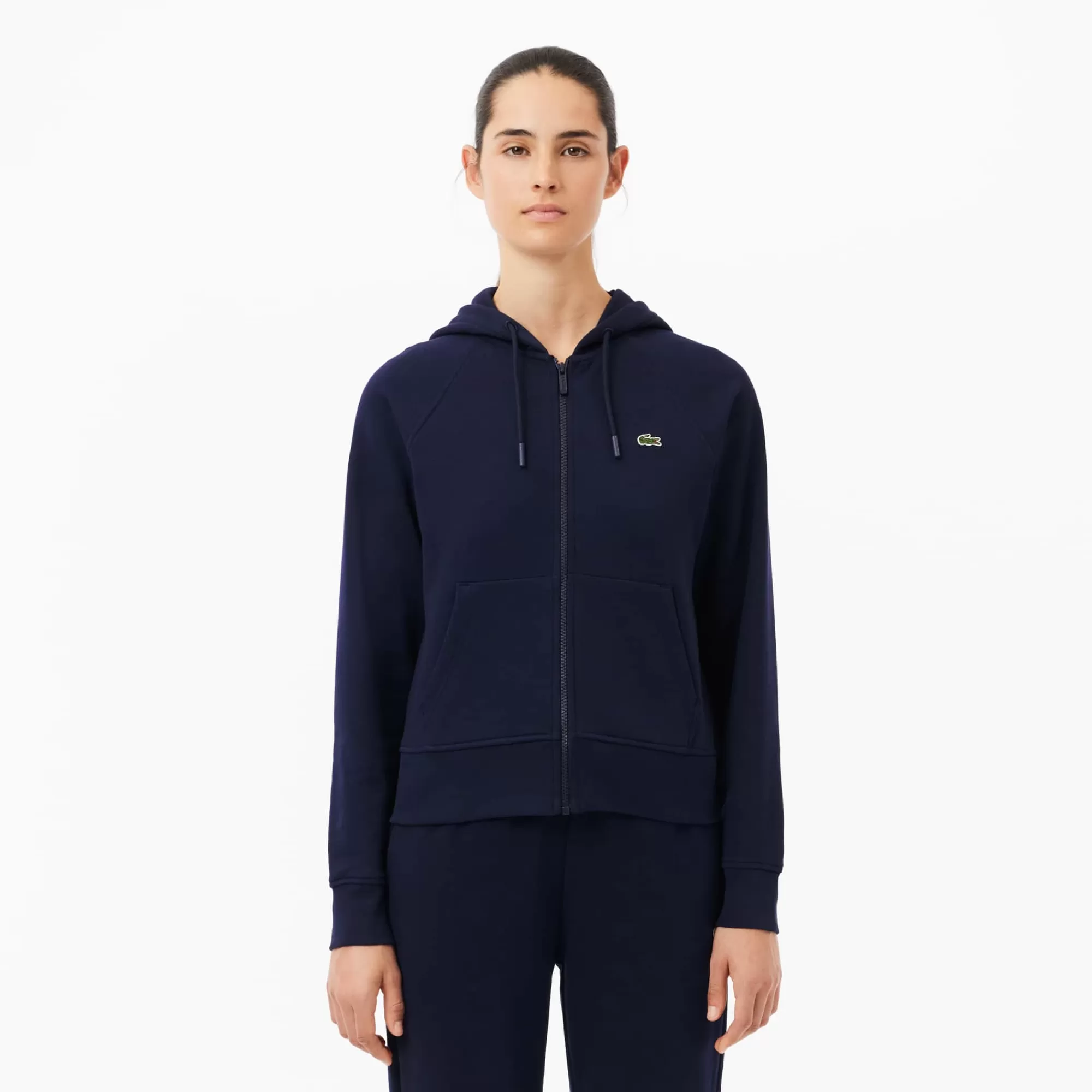 MULHER LACOSTE Sweatshirts^Hoodie em Felpa com Capuz