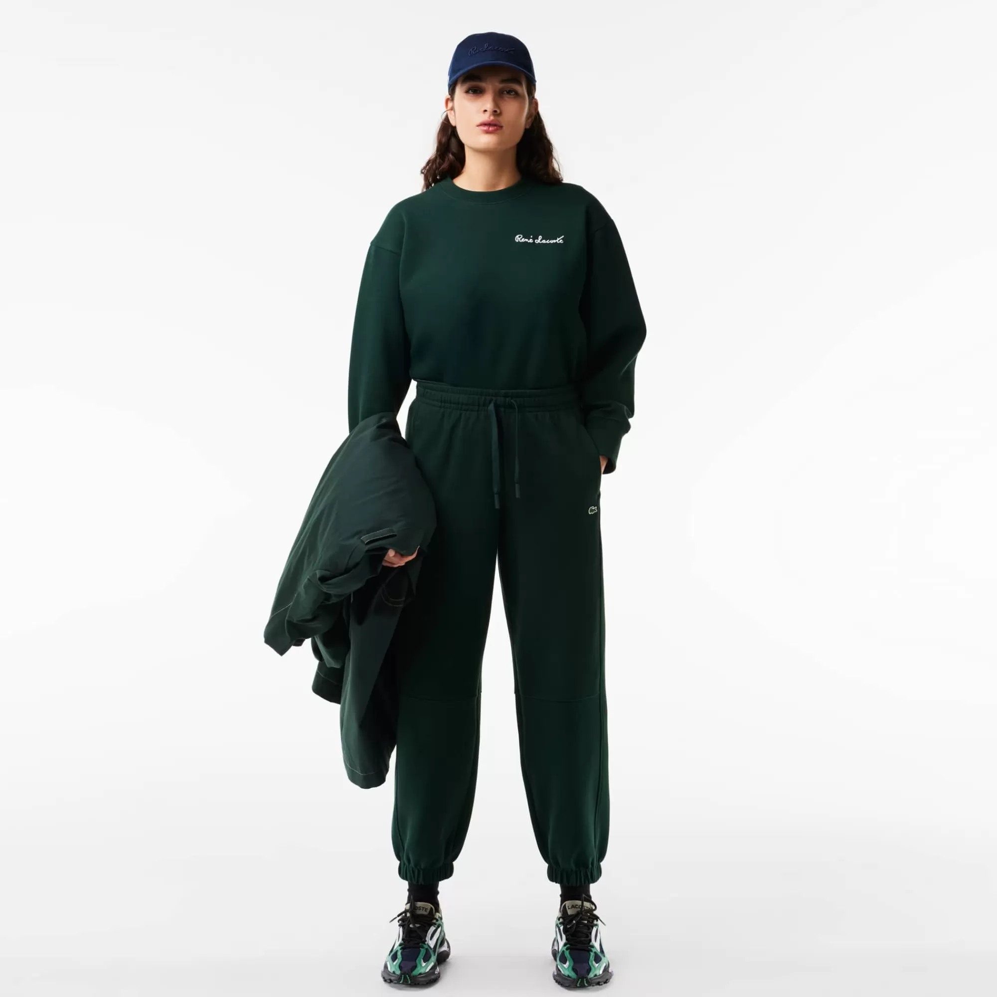 MULHER LACOSTE Sweatshirts^Hoodie em Piqué Oversize