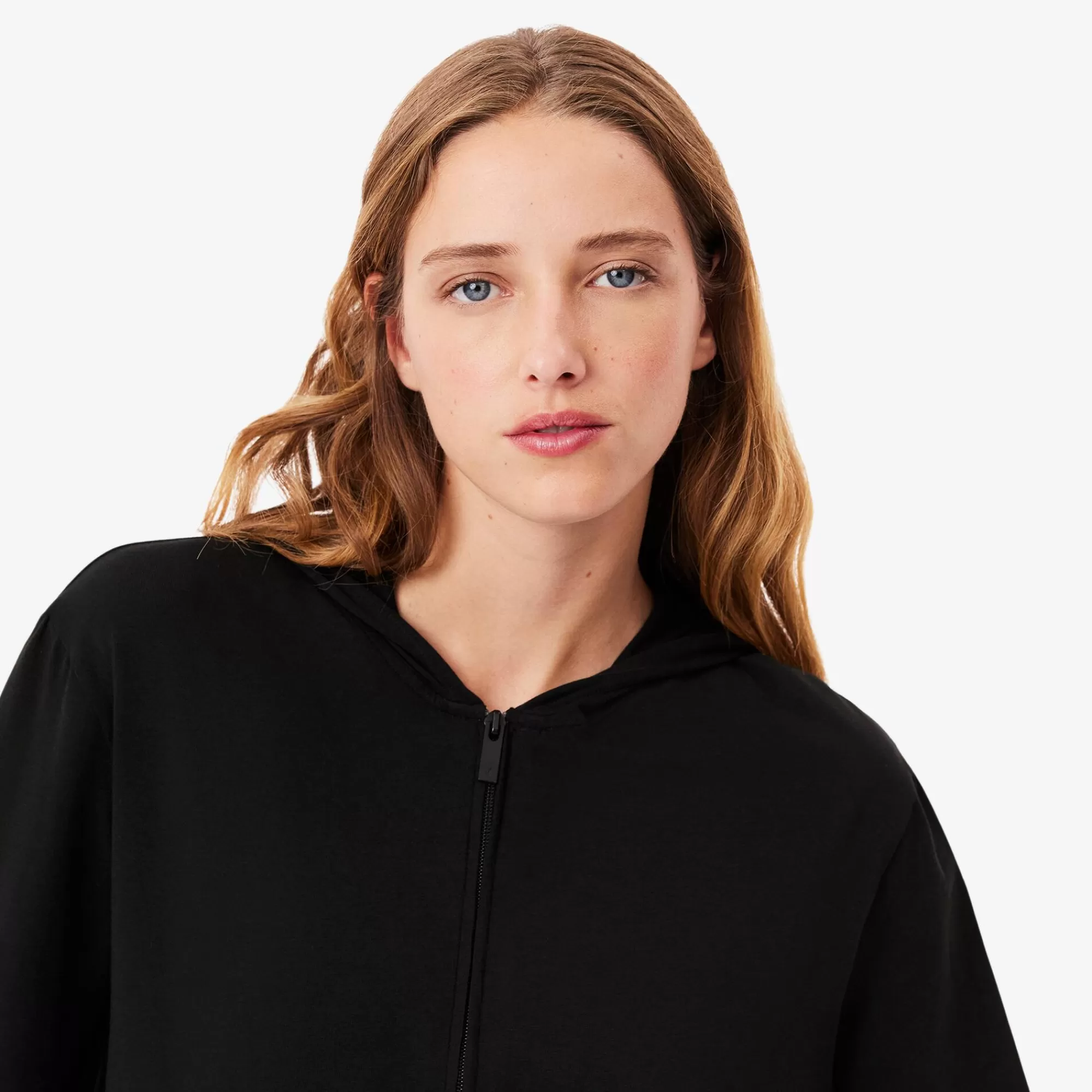 MULHER LACOSTE Roupa Interior E Roupa De Casa | Roupa Interior^Hoodie Loungewear com Fecho