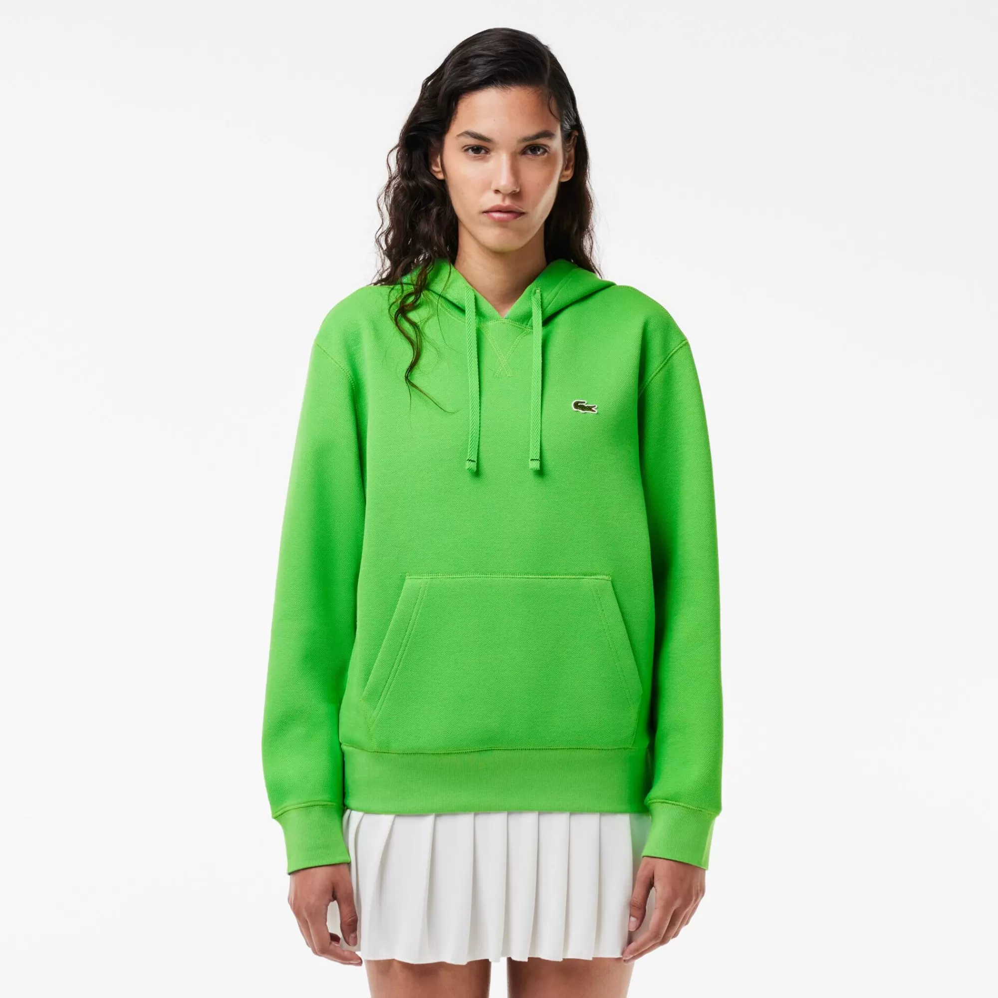 MULHER LACOSTE Sweatshirts^Hoodie Piqué Relaxed Fit