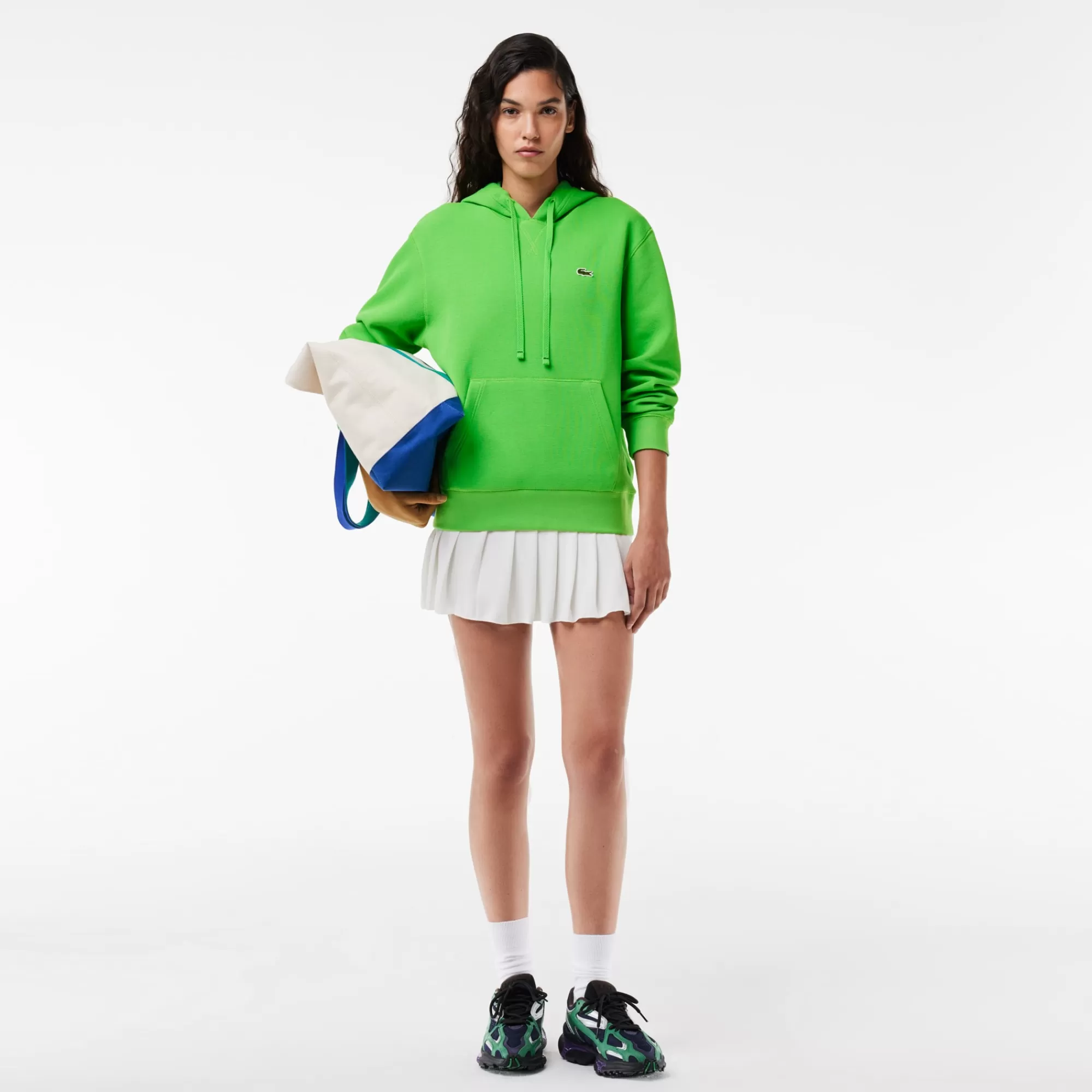 MULHER LACOSTE Sweatshirts^Hoodie Piqué Relaxed Fit