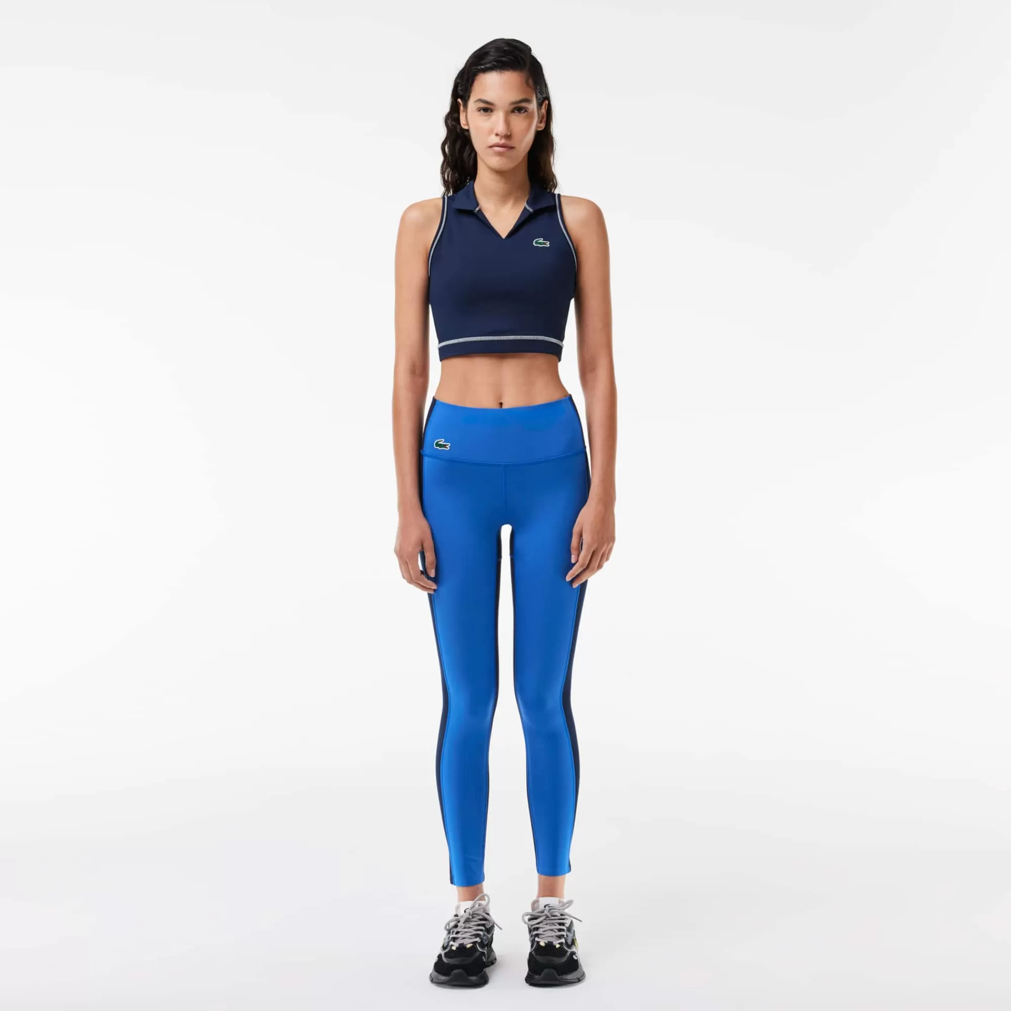 MULHER LACOSTE Ginásio & Treino | Roupa Deportiva Mulher^Leggings Desportivas Elásticas com Tecnologia Ultra-Dry