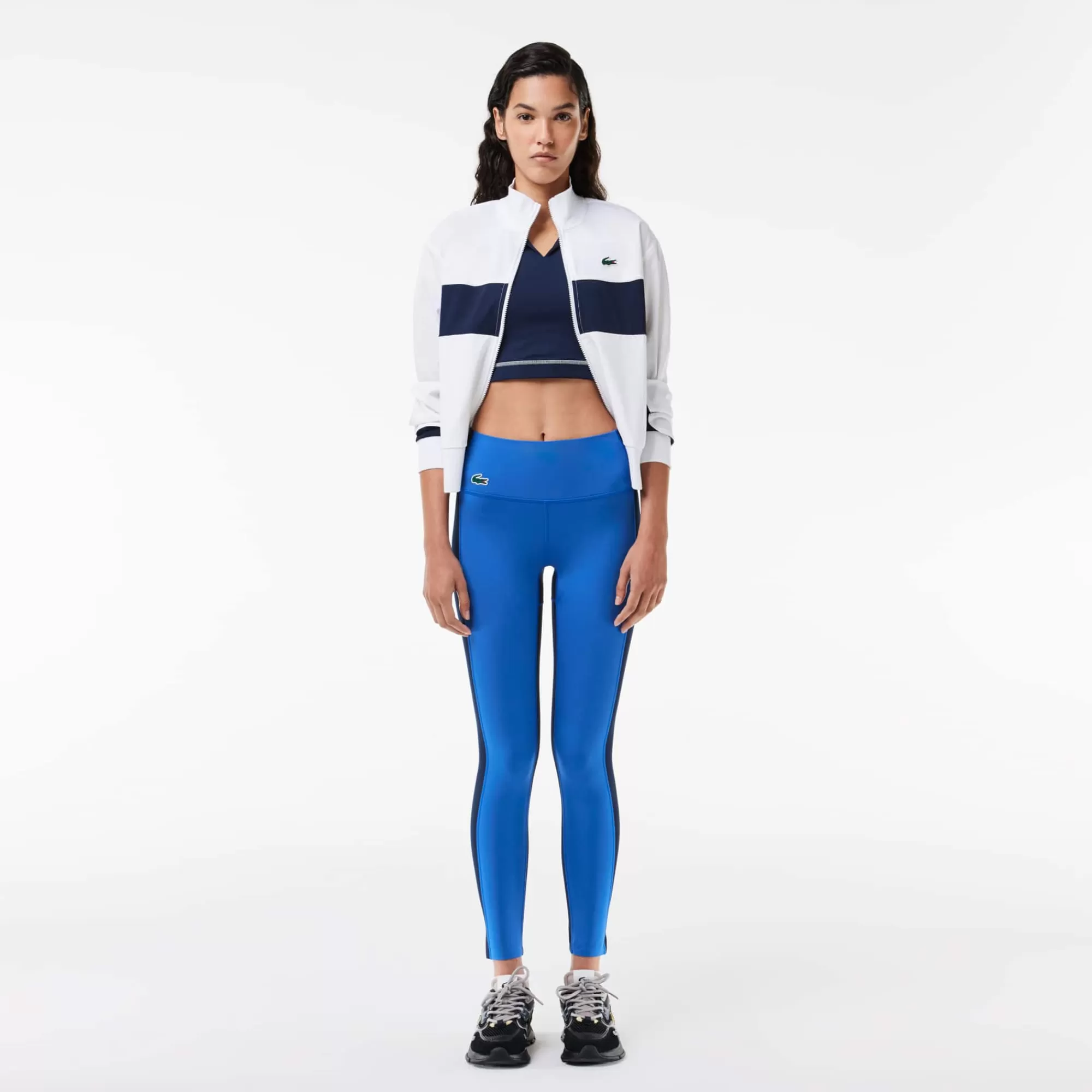 MULHER LACOSTE Ginásio & Treino | Roupa Deportiva Mulher^Leggings Desportivas Elásticas com Tecnologia Ultra-Dry