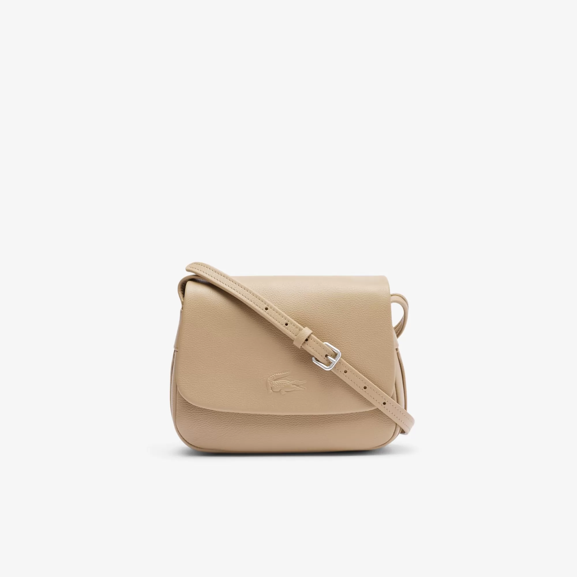 MULHER LACOSTE Cross Body | Malas^Mala City Court de Pele Granulada com Fecho de Aba